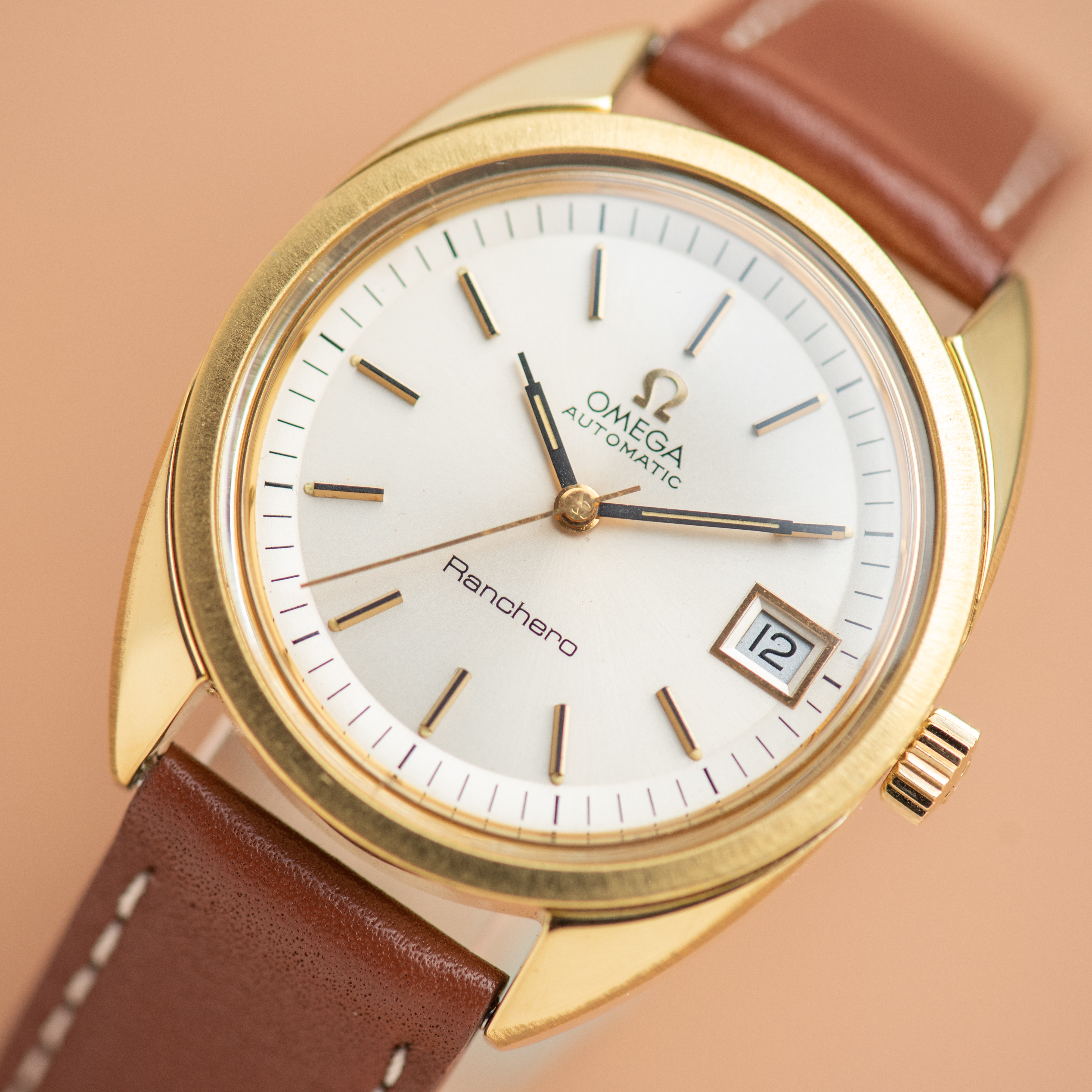 Zicht op Omega Ranchero Automatic Vanaf 1974 Ref 166.0218 cal 1012