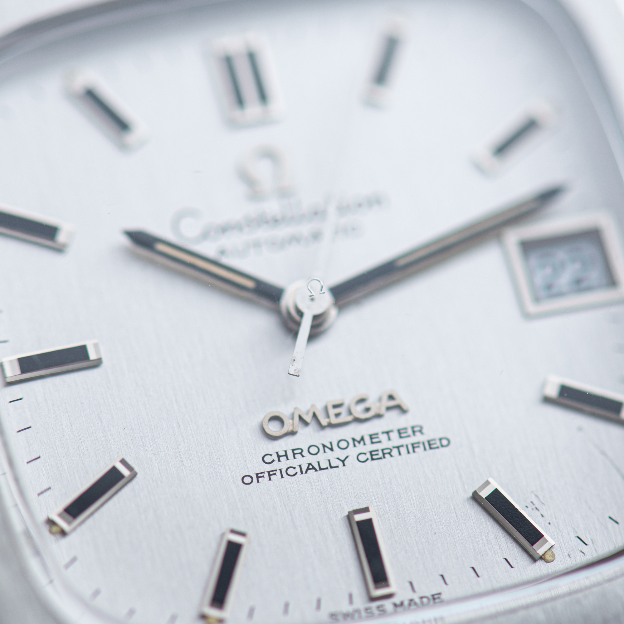 Vue de Omega Constellation Automatc Acier Réf 168.059