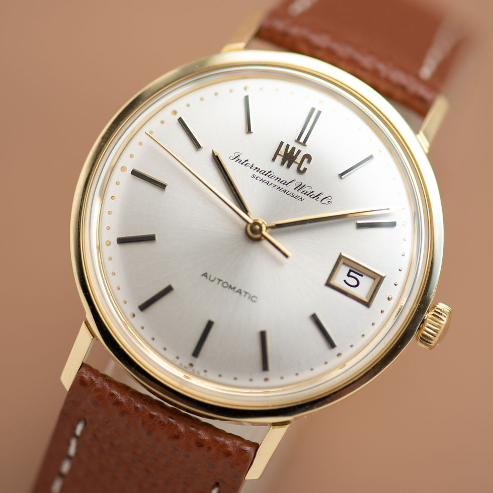 Thumbnail: IWC Dress Watch Automatic Date Pellaton Réf 1818 Cal C.8541B