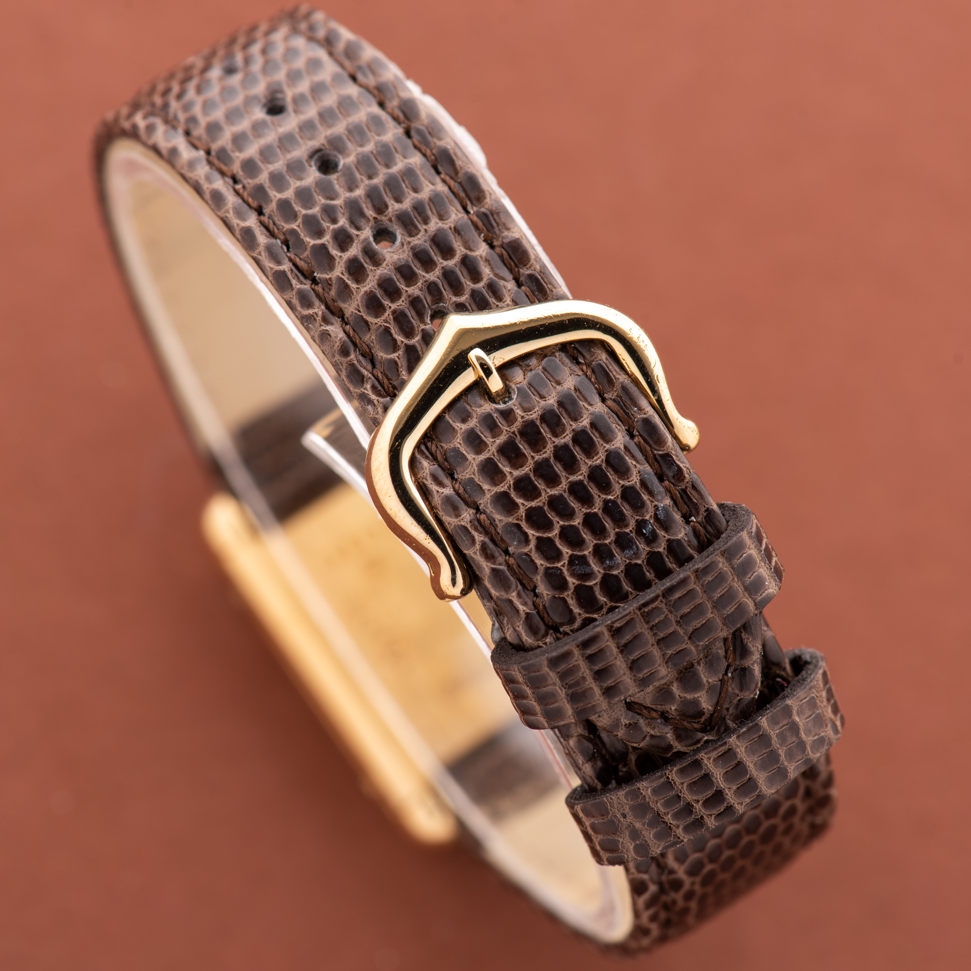 Vue de Cartier Must de Tank de Must Vermeil PM Onyx Black Spider Dial