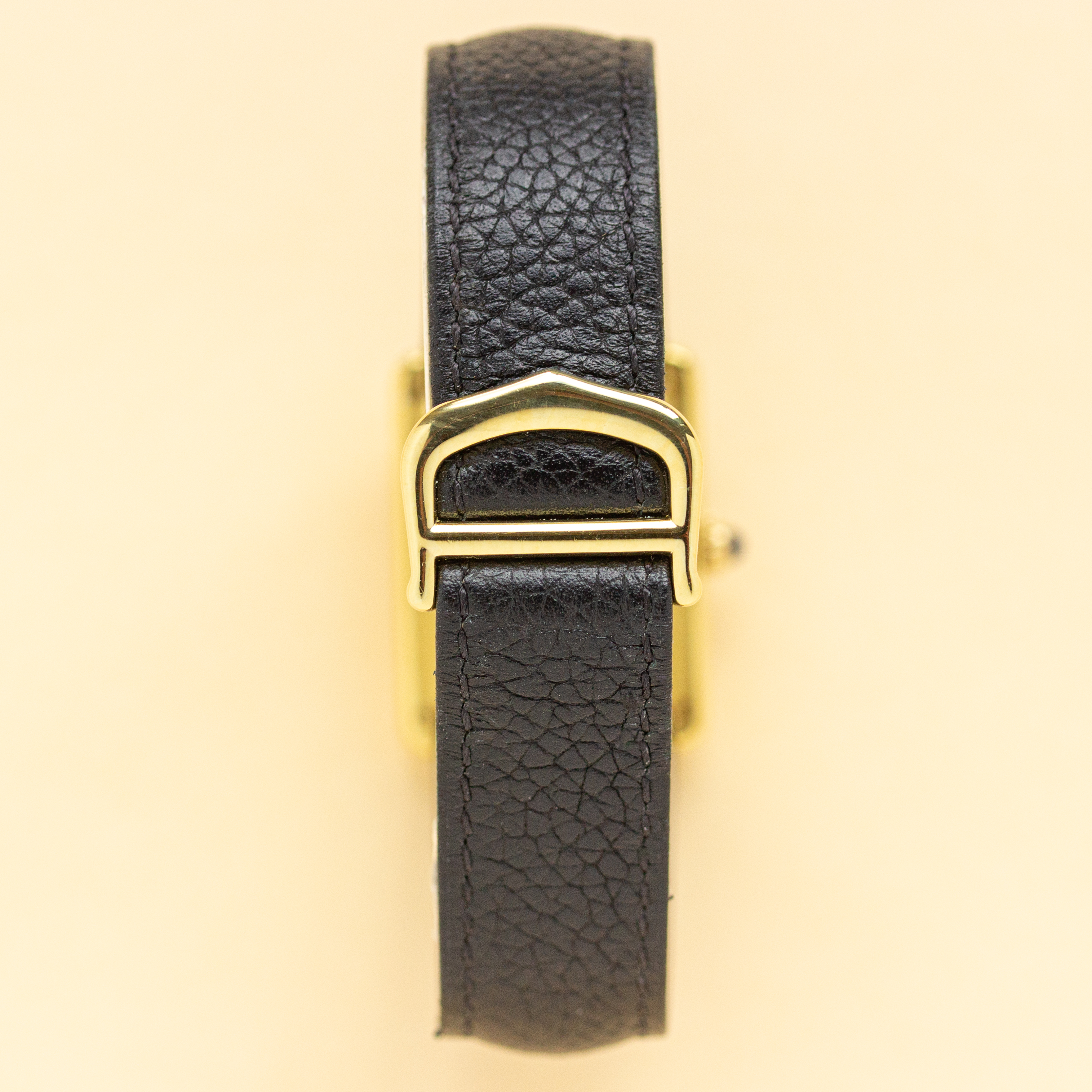 Vue de Cartier Must de Tank Vermeil Big Grand Size Breguet Dial Réf 590005