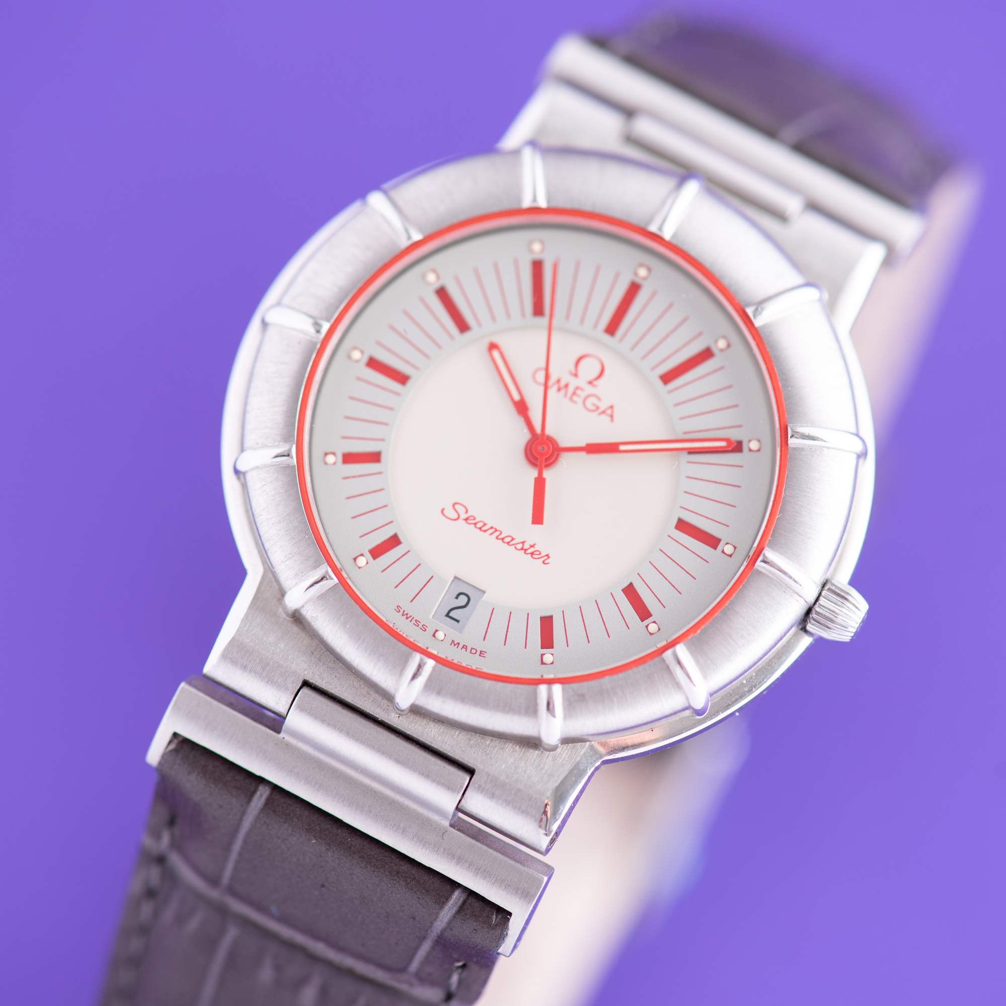 Vue de Omega Seamaster Dynamic II "Spider Case" Red NOS