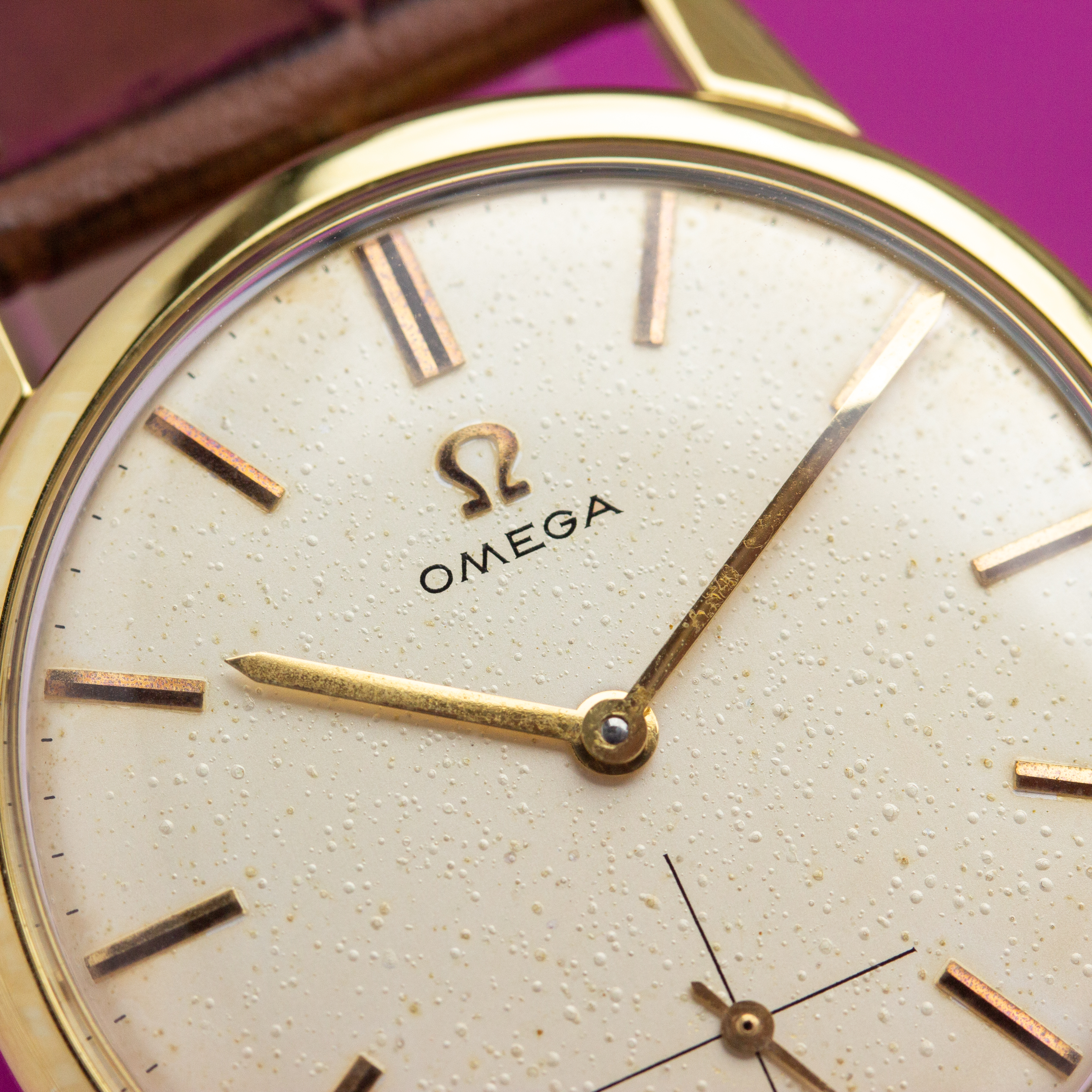 Zicht op Omega Dress sub second cal 269 Réf 14713
