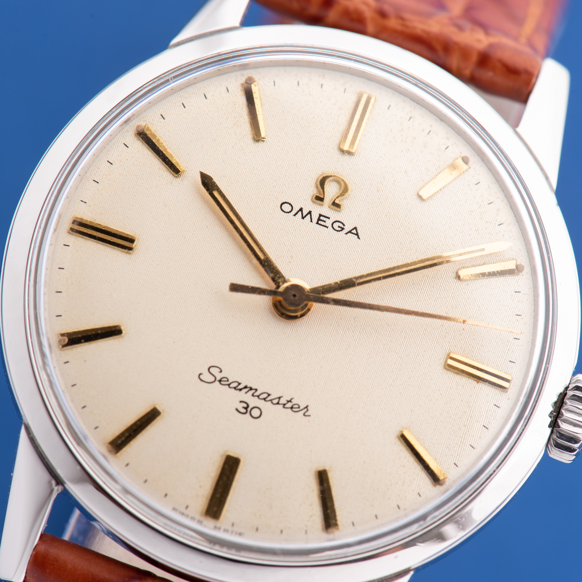 Zicht op Omega Seamaster 30 uit 1962 Ref 135.003