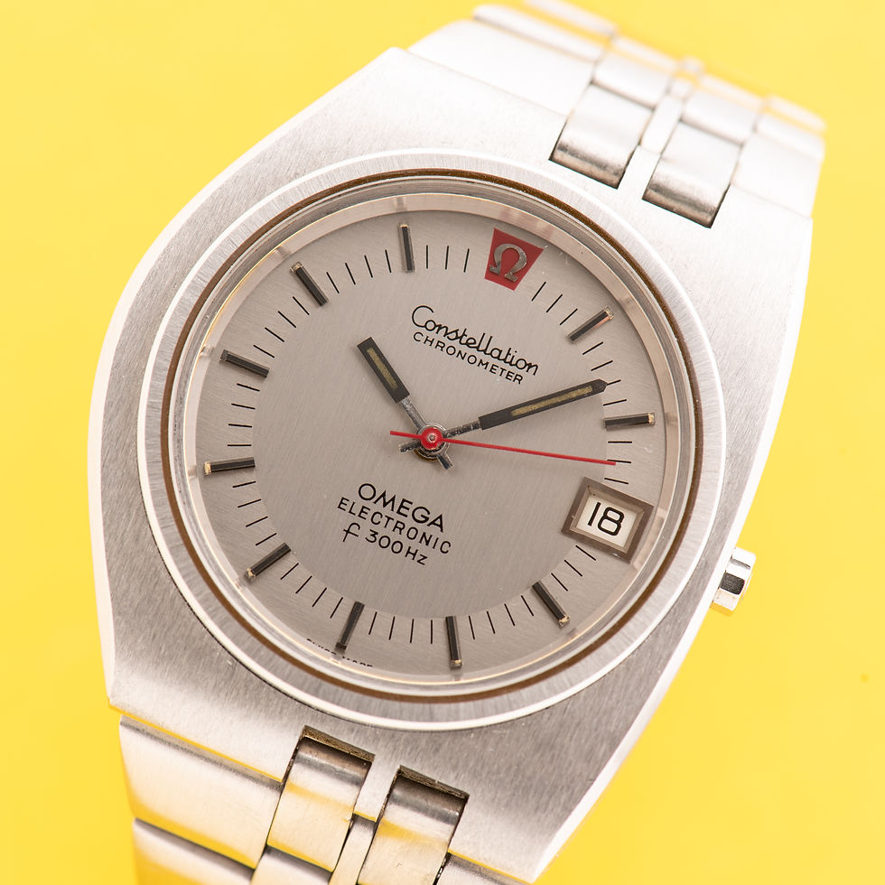 Miniature : Omega Constellation Electronic F300Hz D Shape from 1970 Réf 198.004