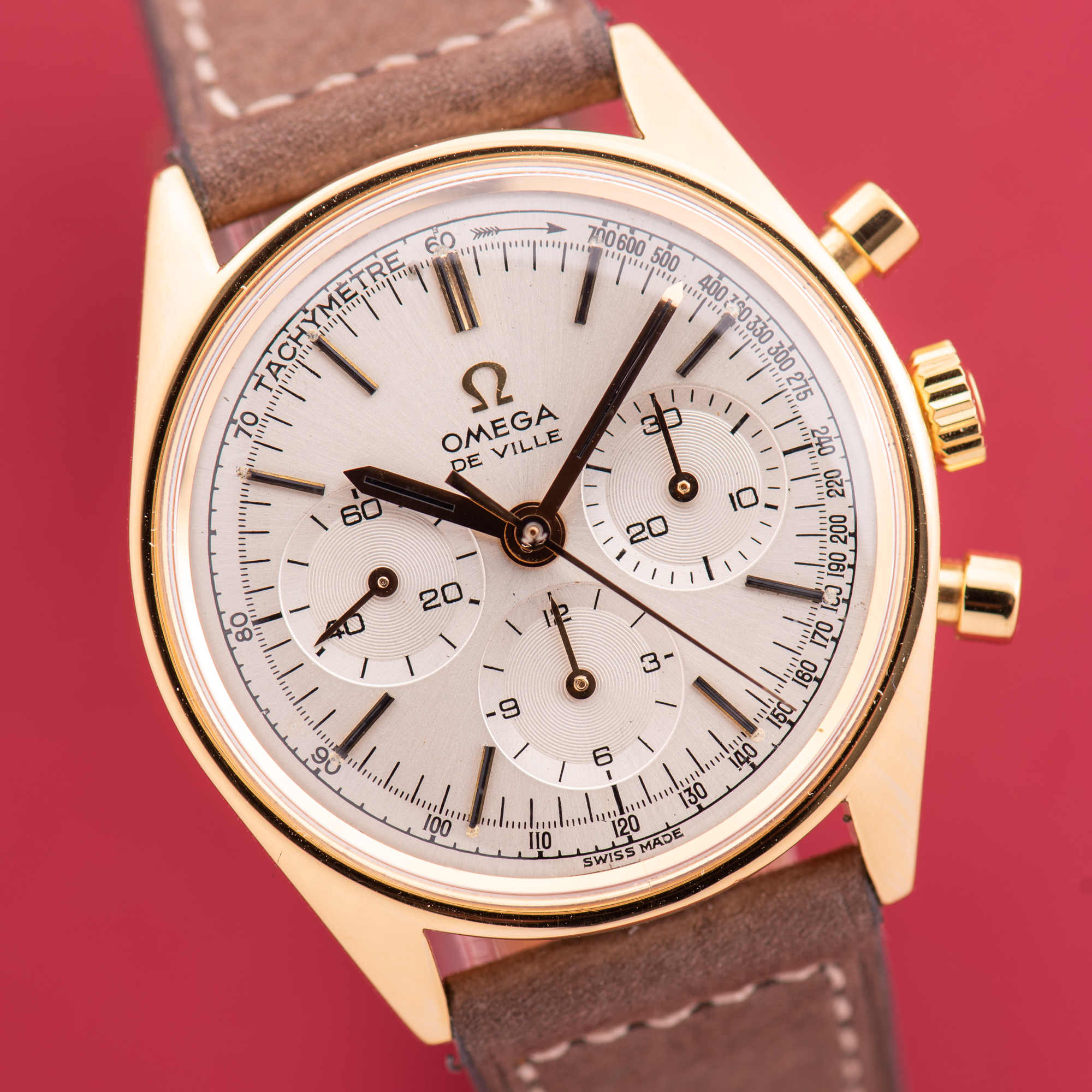 Vue de Omega De Ville Chronograph cal 861 from 1969 Réf 145.018