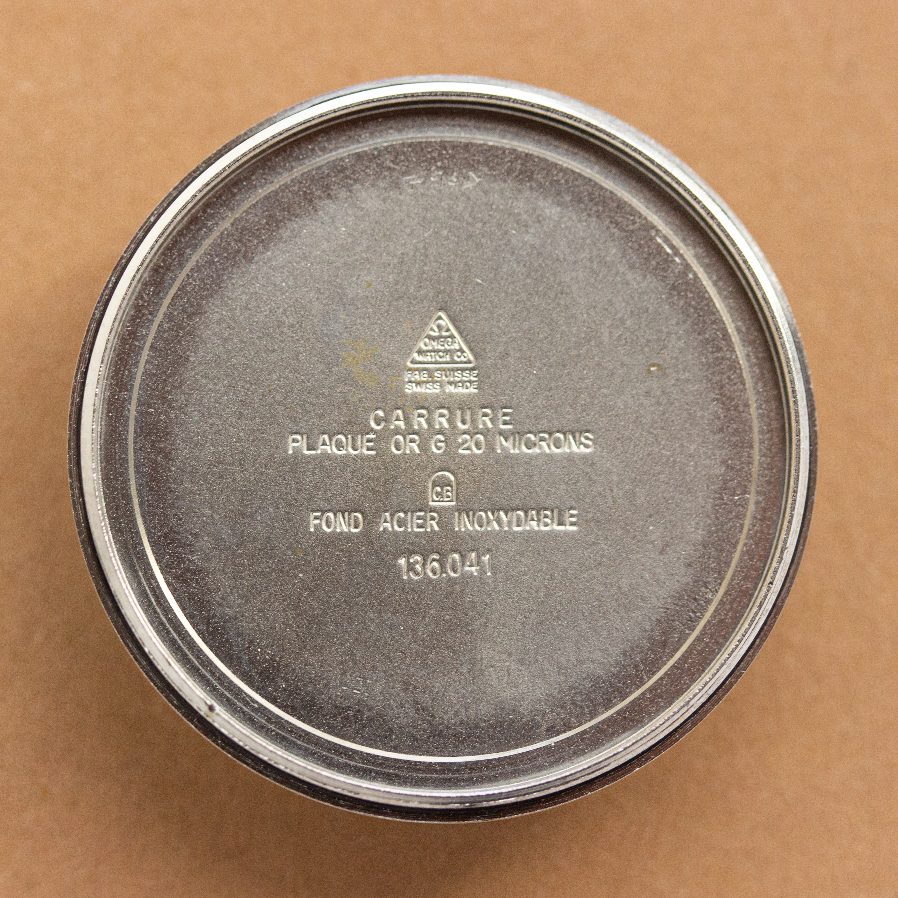 View of Omega Geneva ref 136.041 cal 613