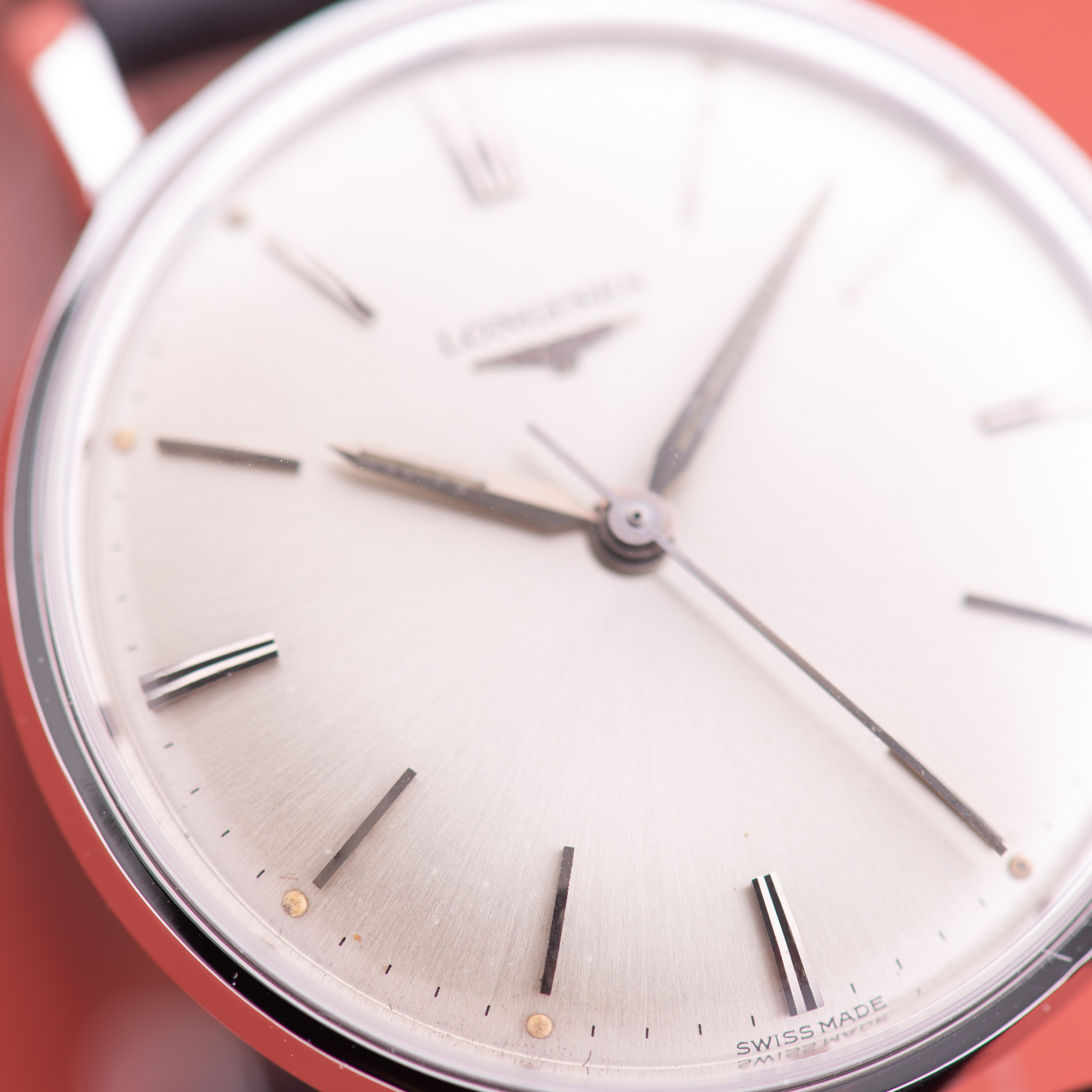 View of Longines Dress Watch Centre Seconds Steel Cal 280 Réf 7159