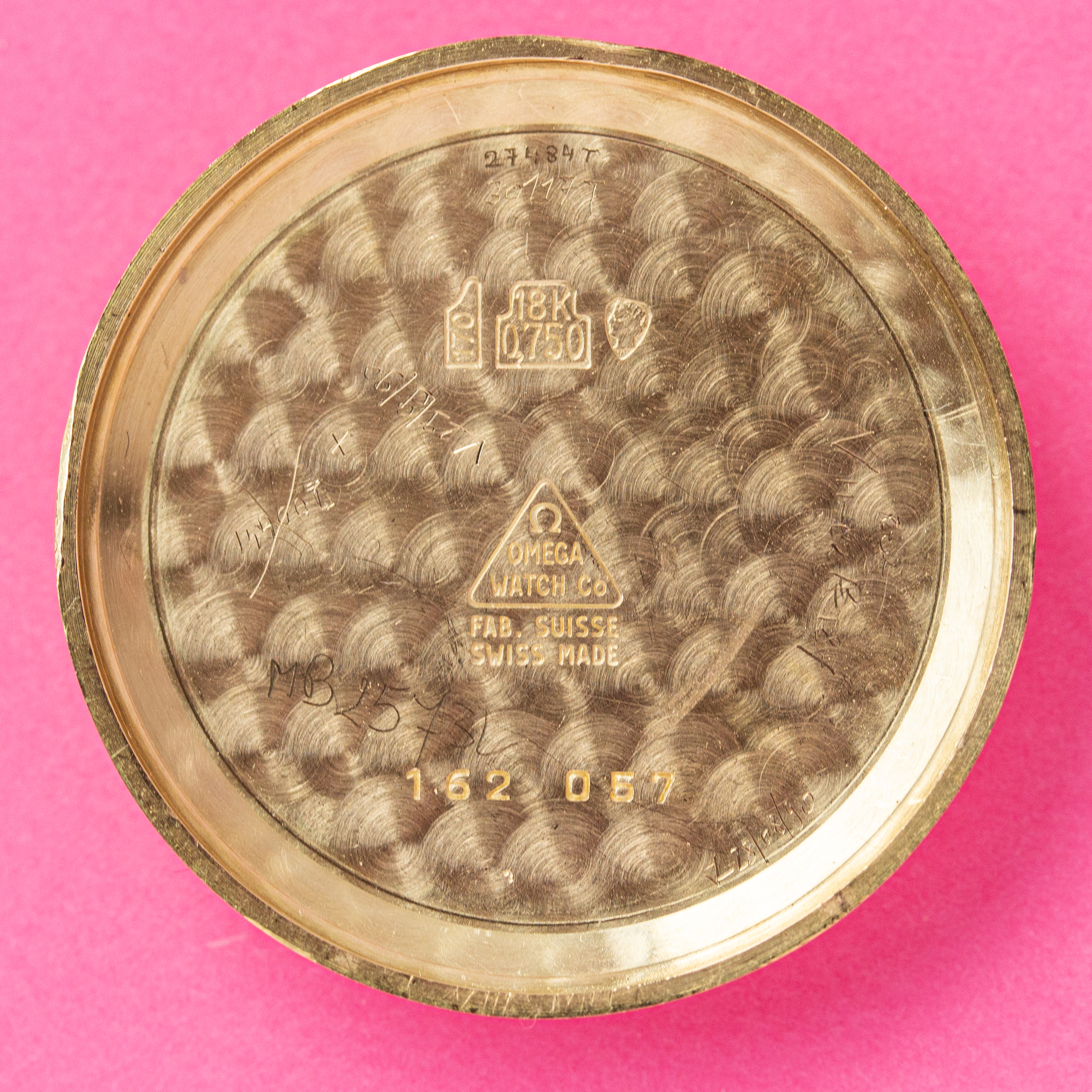 Vue de Omega Genève Automatic Or 18K réf 162.057