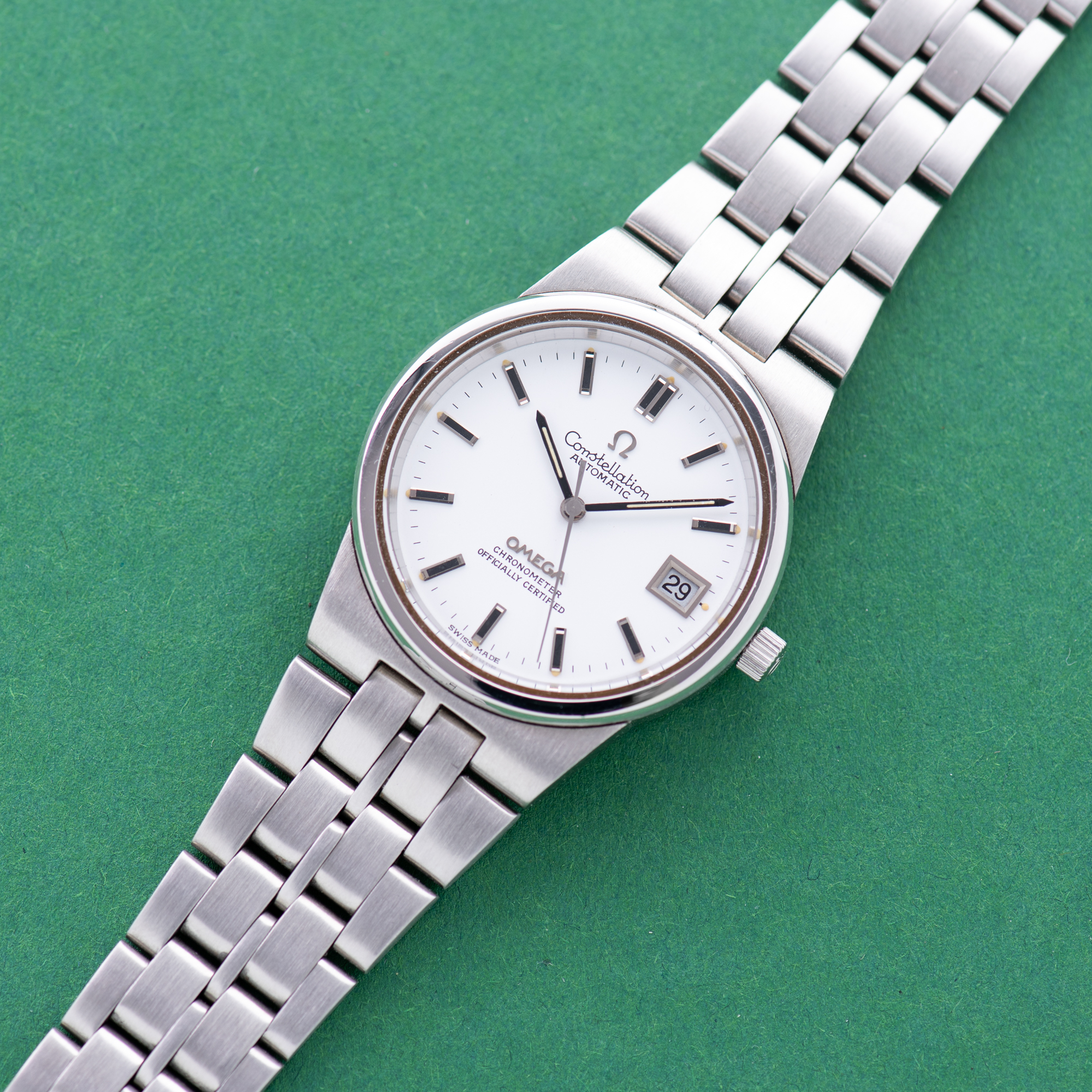 Zicht op Omega Constellation Automatische Japanse binnenlandse markt JDM Ref 1680055