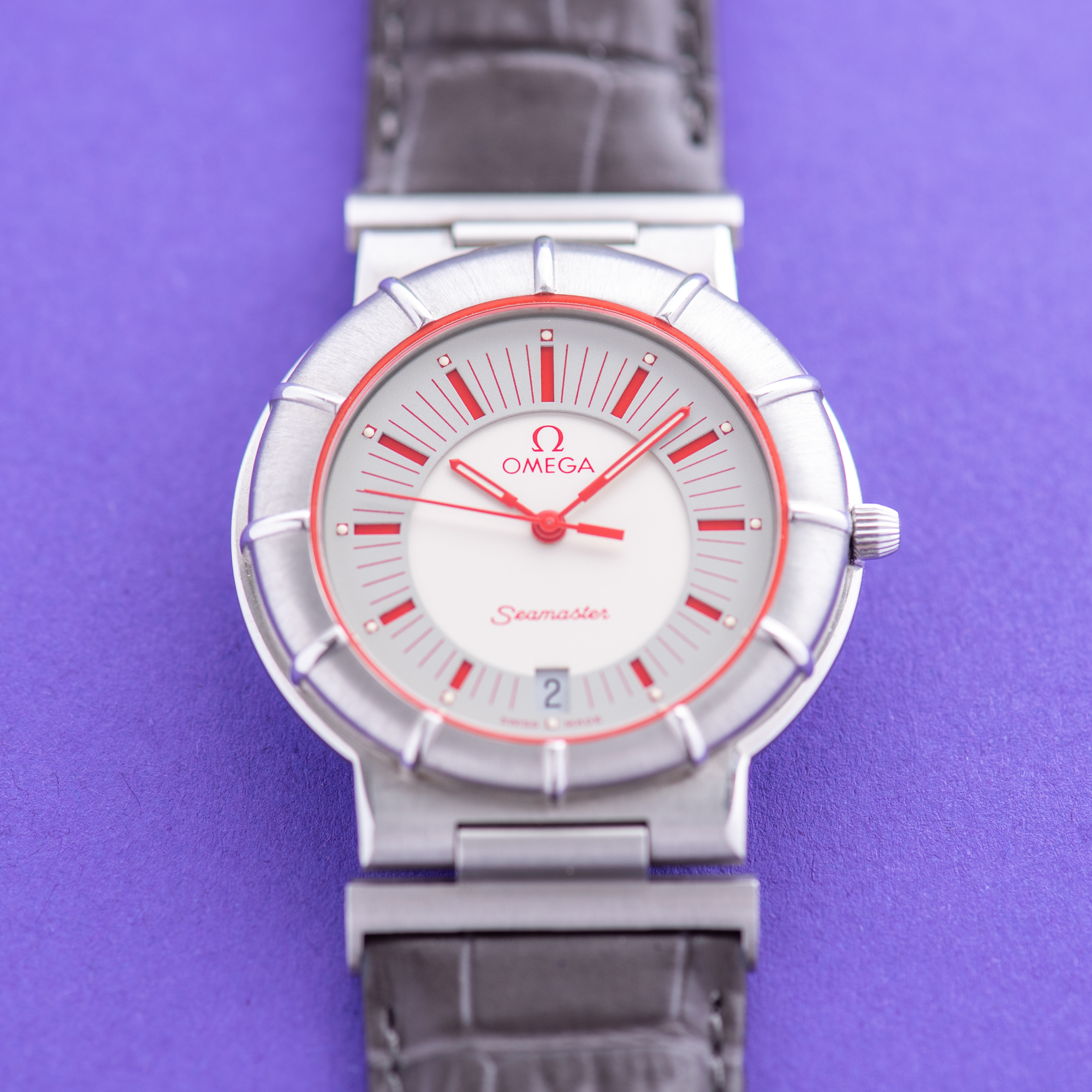 Vue de Omega Seamaster Dynamic II "Spider Case" Red NOS
