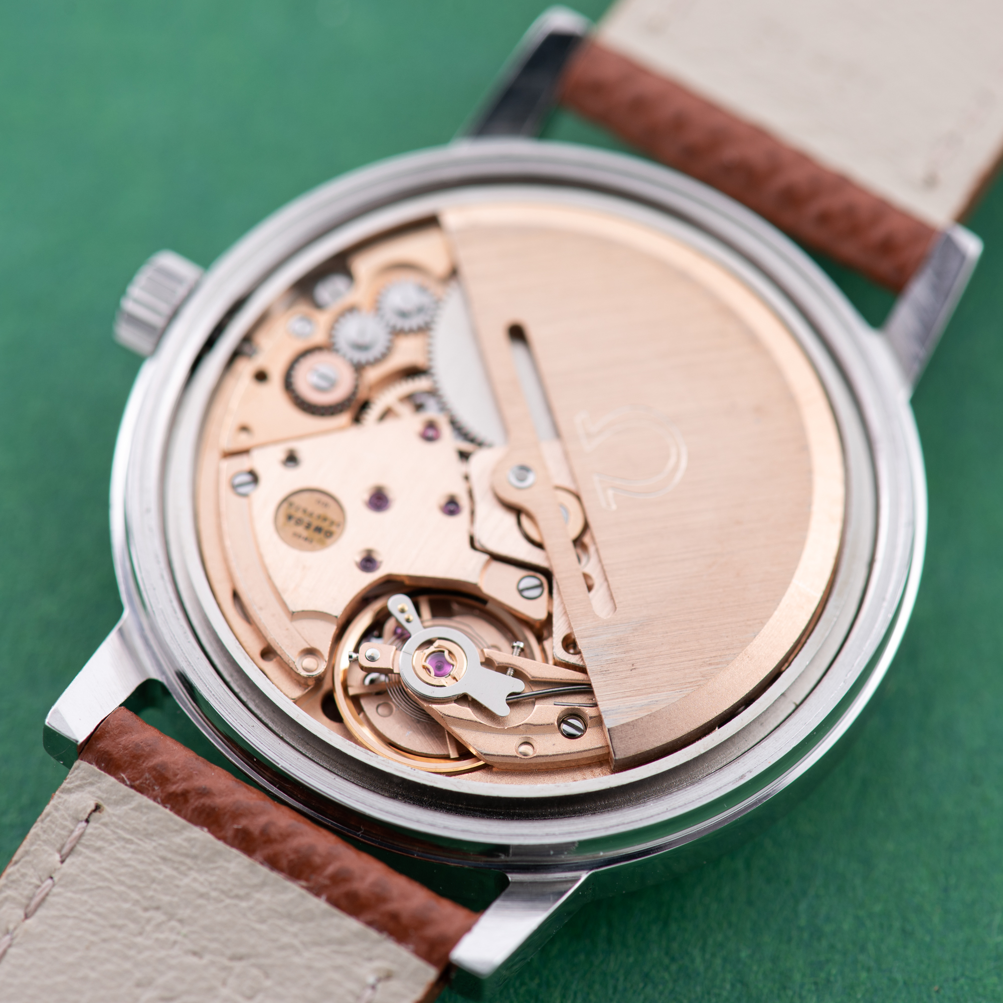View of Omega Geneva Automatic Date From 1972 Ref 166.0163