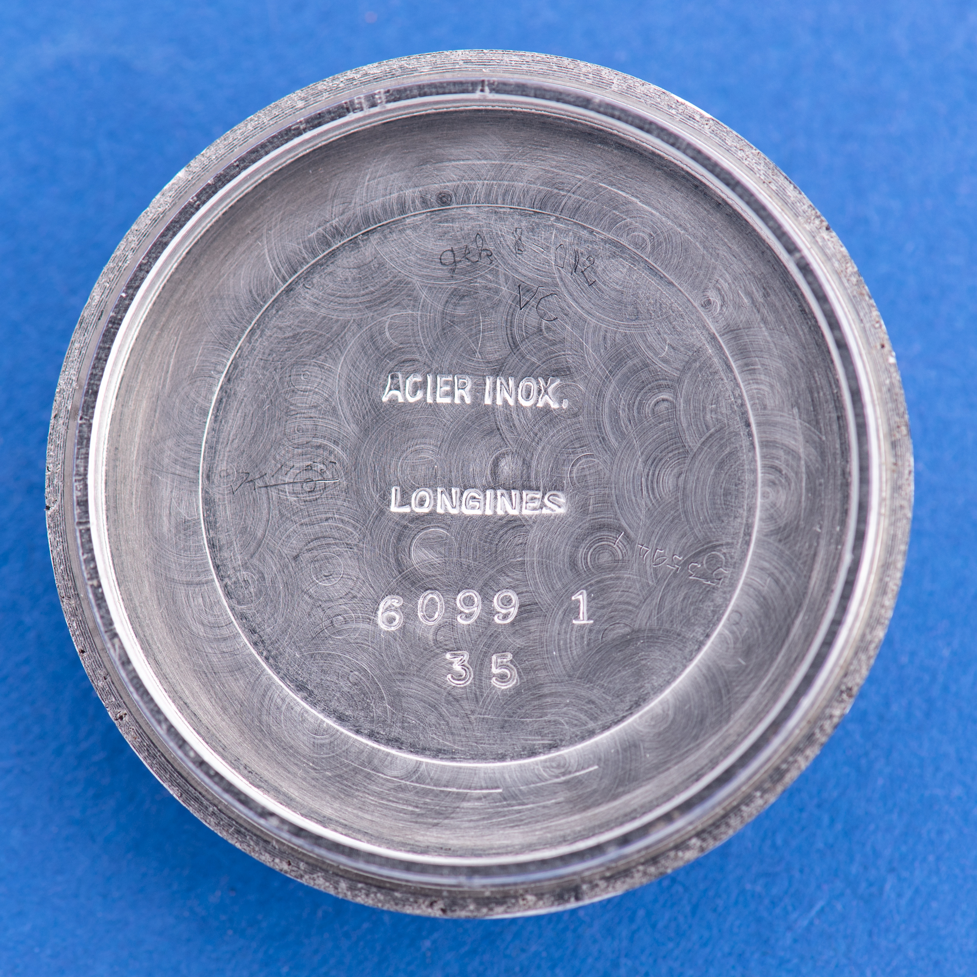 Vue de Longines Dress Watch Centre Seconds 1940s Réf 6099
