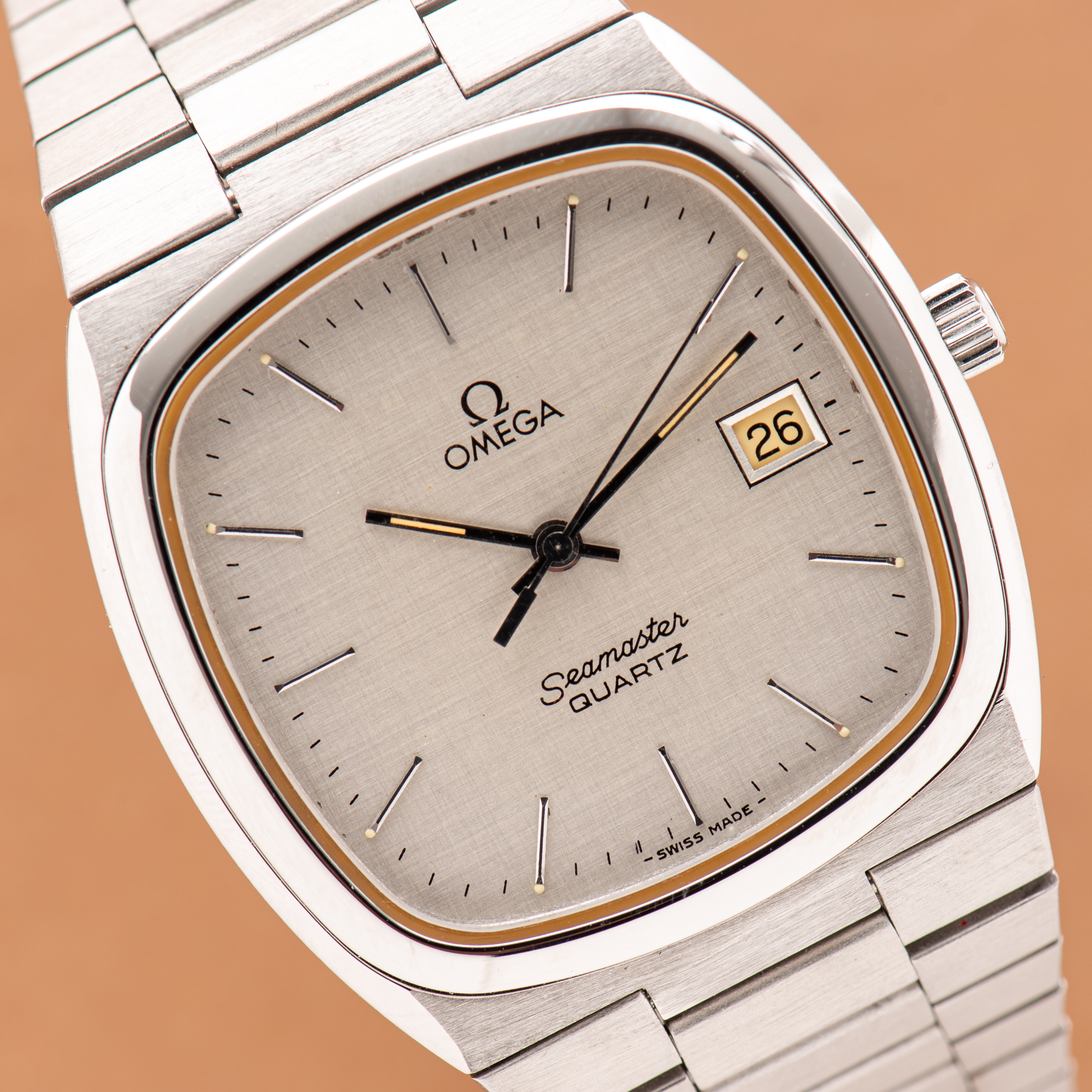View of Omega Seamaster Quartz Full Set from 1981 cal 1342 Réf 396.0890