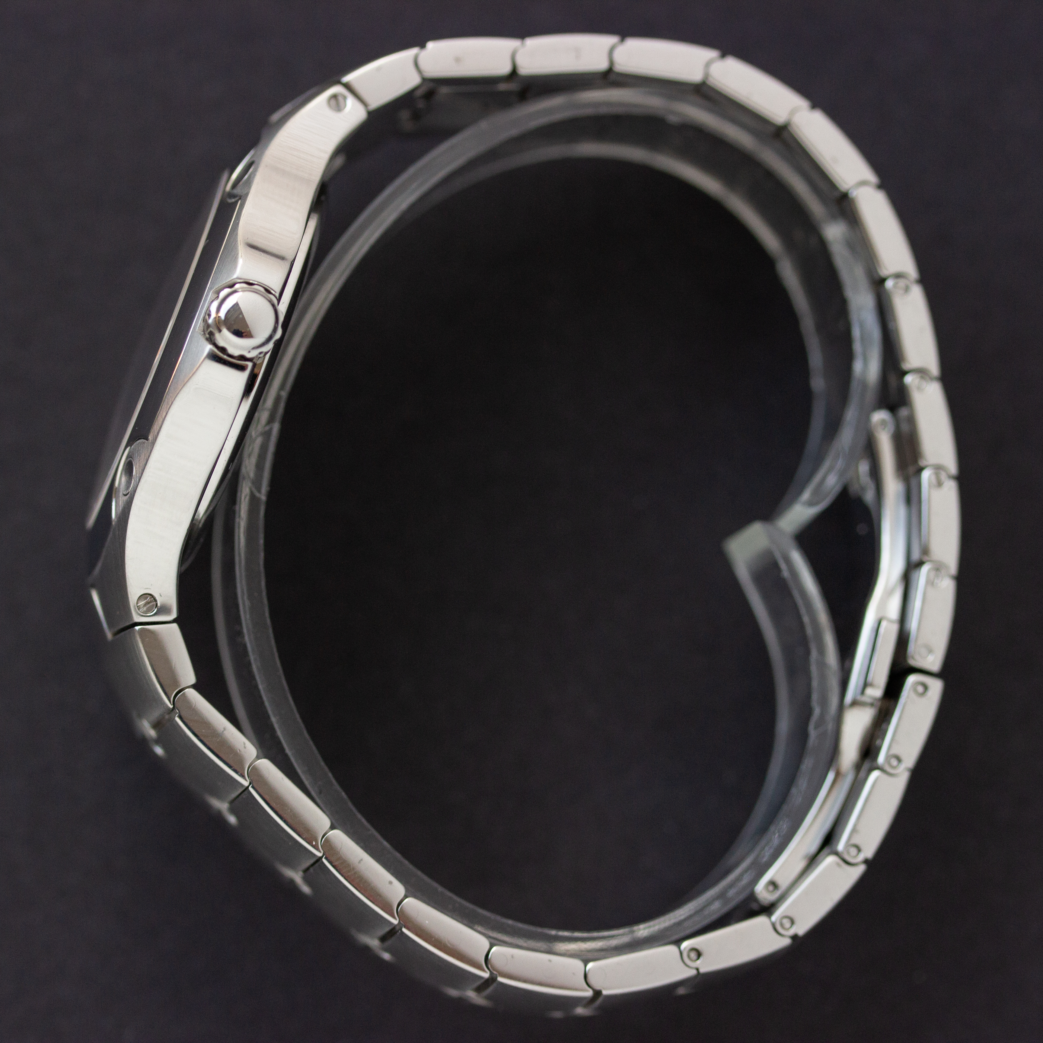 Zicht op Movado Sports Edition SE Black Mirror Museum dial