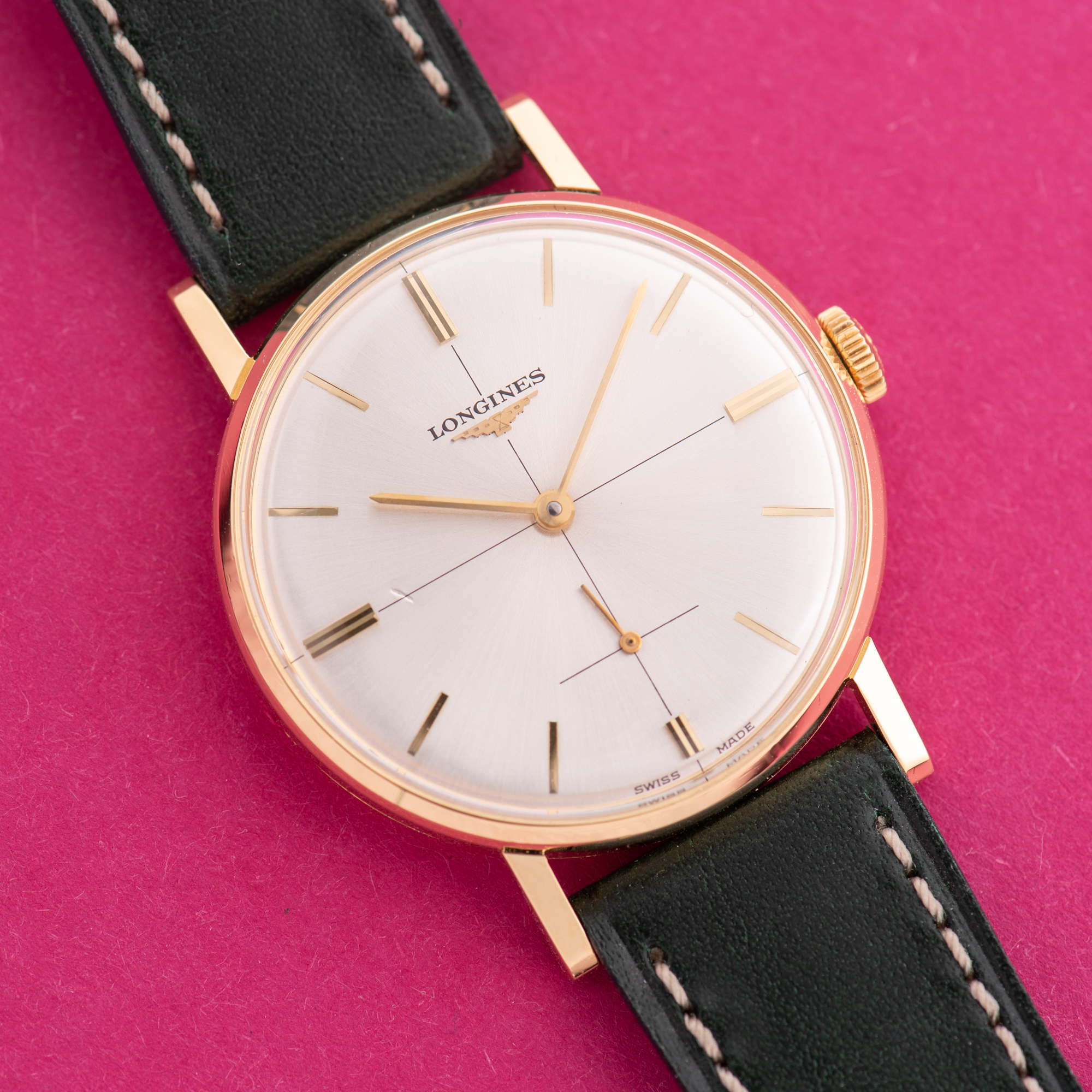 Vue de Longines Dress Sub Seconds 30L 18K Réf 7515