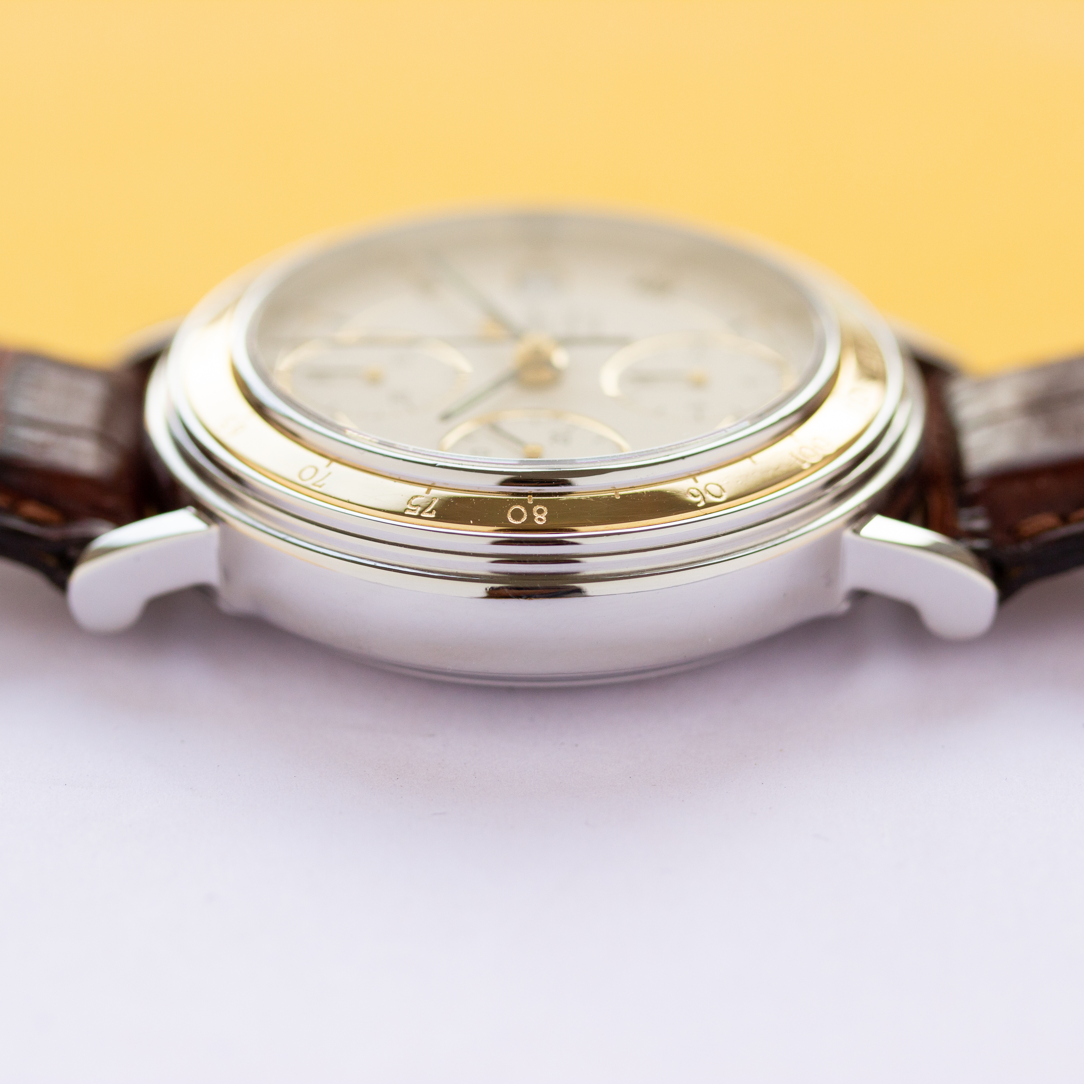 Zicht op Raymond Weil Parsifal Automatic Chronograph 18K Gold/Staal ref 7789