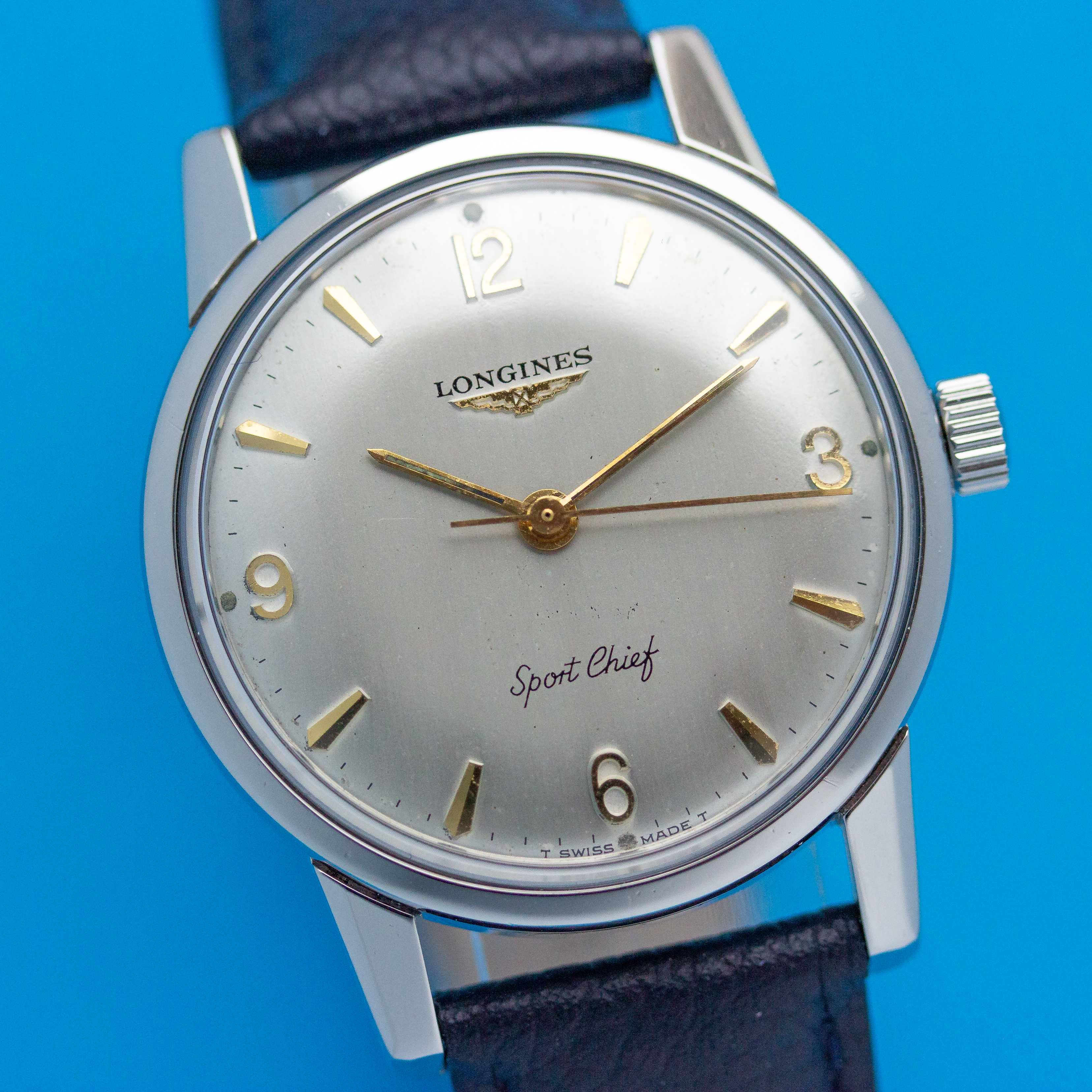 Zicht op Longines Sport Chief Réf 7272