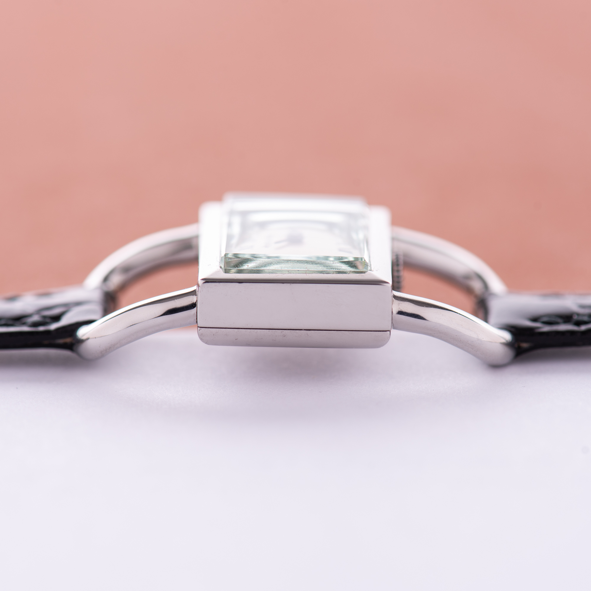 View of Jaeger-LeCoultre Etrier Lucchetto for Hermes Réf 1670.42