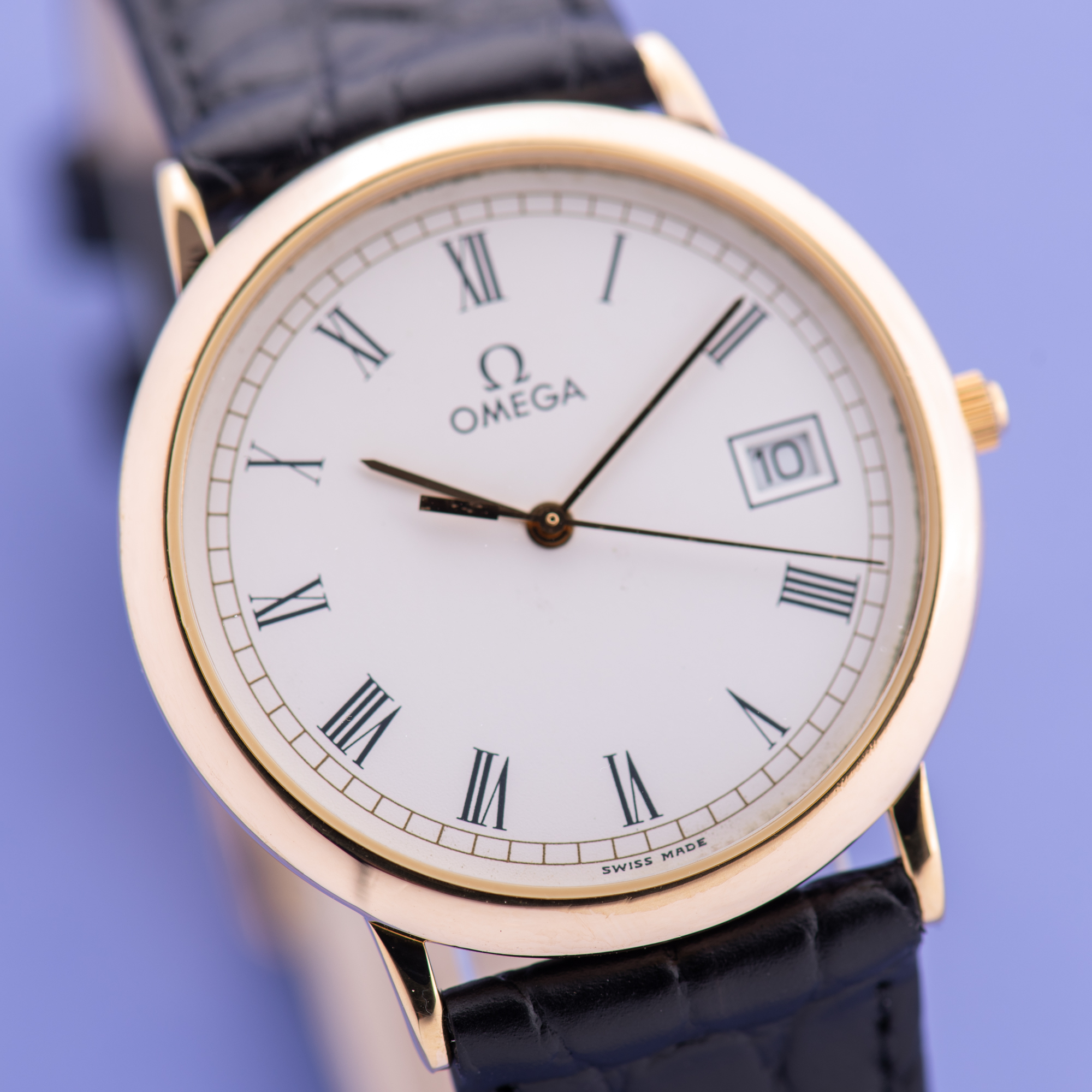 Vue de Omega De Ville Date Quartz Réf 196.0312