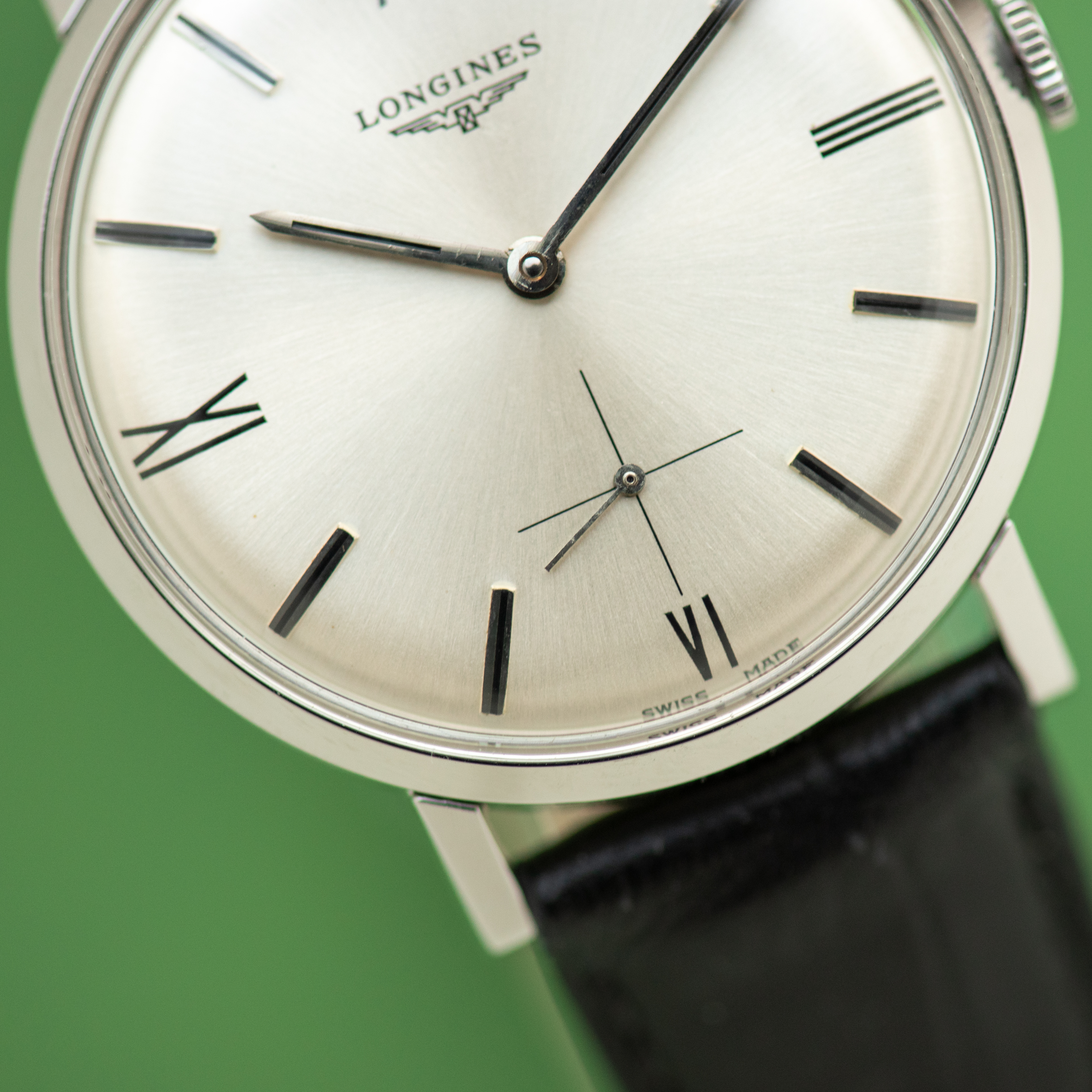 Vue de Longines Dress Watch Roman Numerals Cal 30L Réf 7855