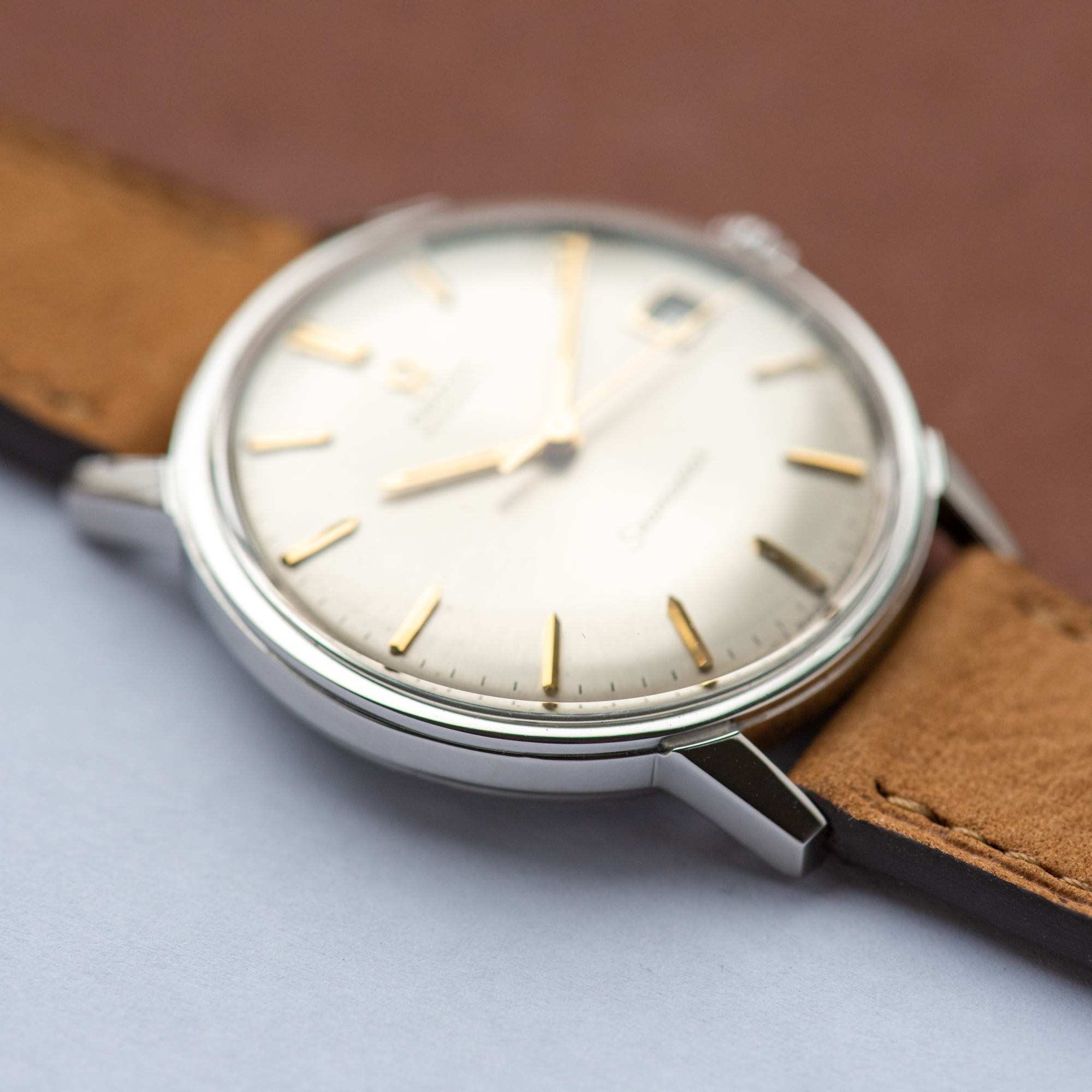 View of Omega Seamaster Automatic Date Ref 166.002 from 1965
