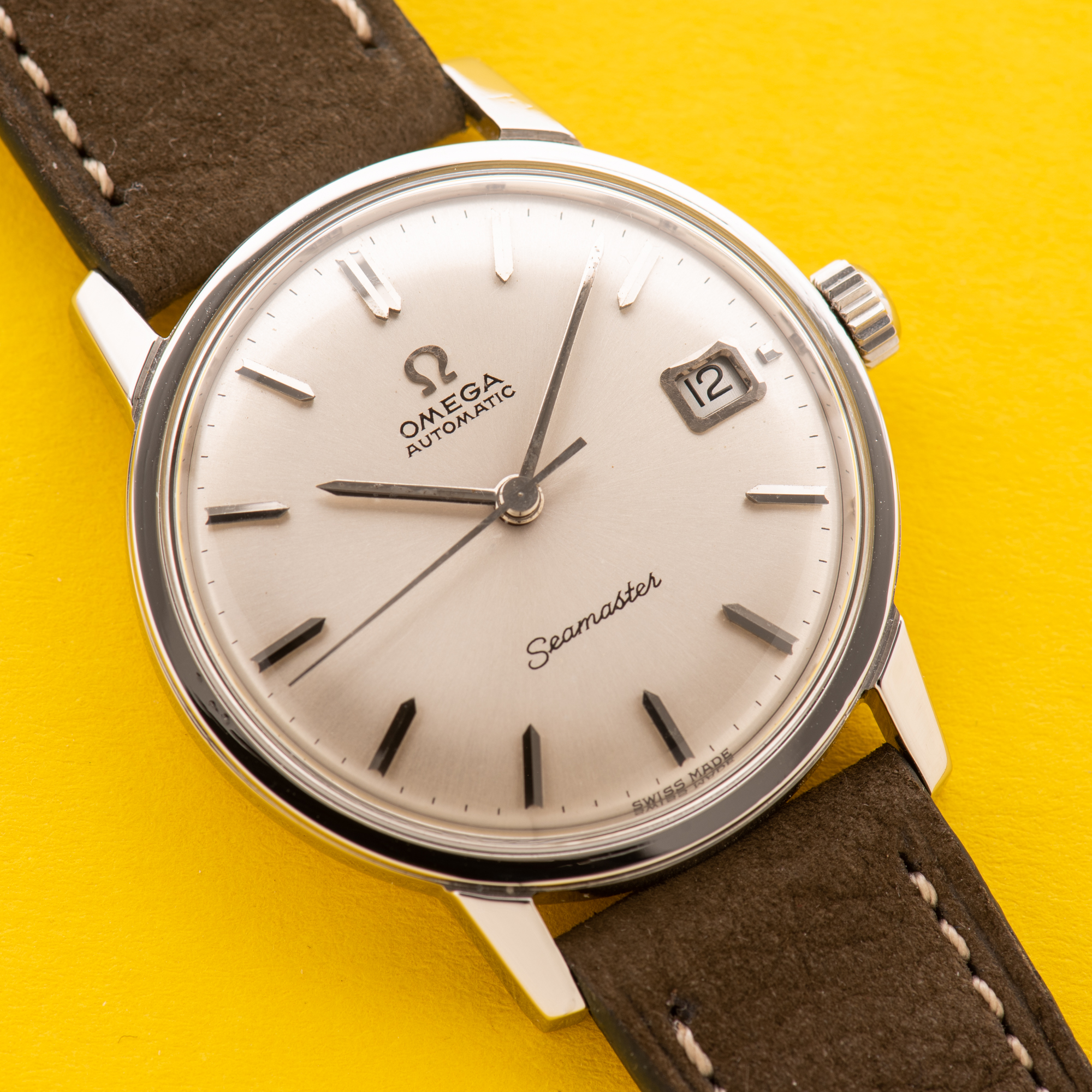 Vue de Omega Seamaster Automatic Date from 1965 Réf 166.002