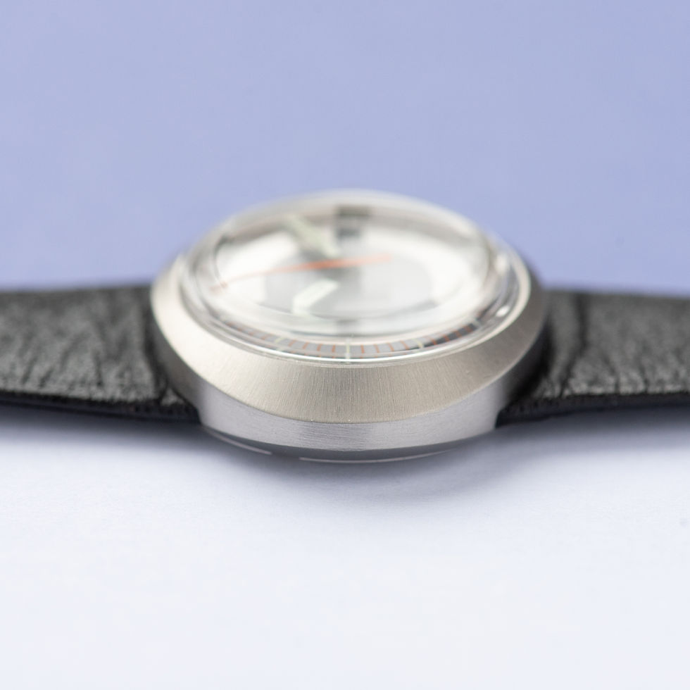 Thumbnail: Omega Genève Dynamic Date Blue Réf 566.015