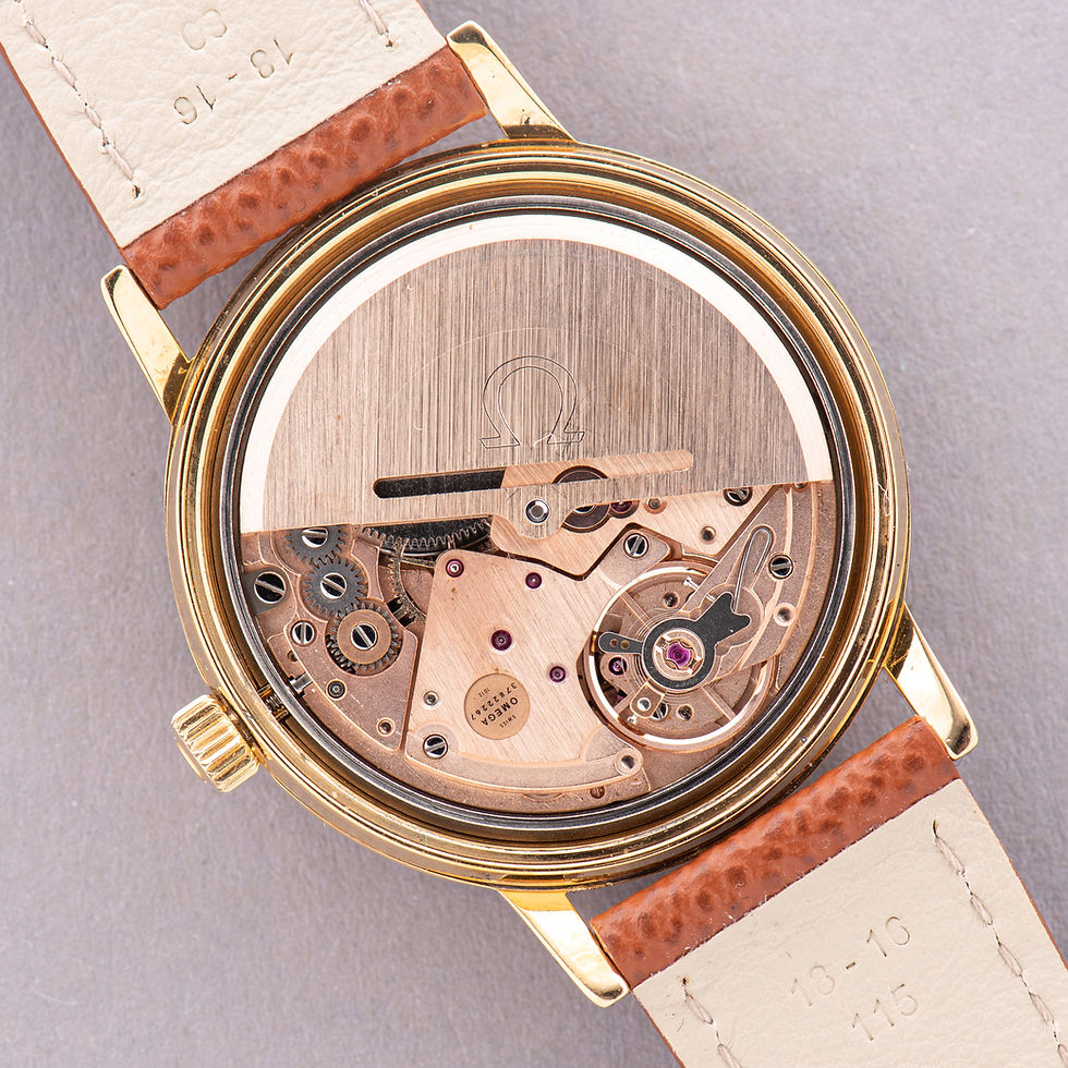 Thumbnail: Omega Genève Automatic Date HF case From 1973 Réf 166.0163