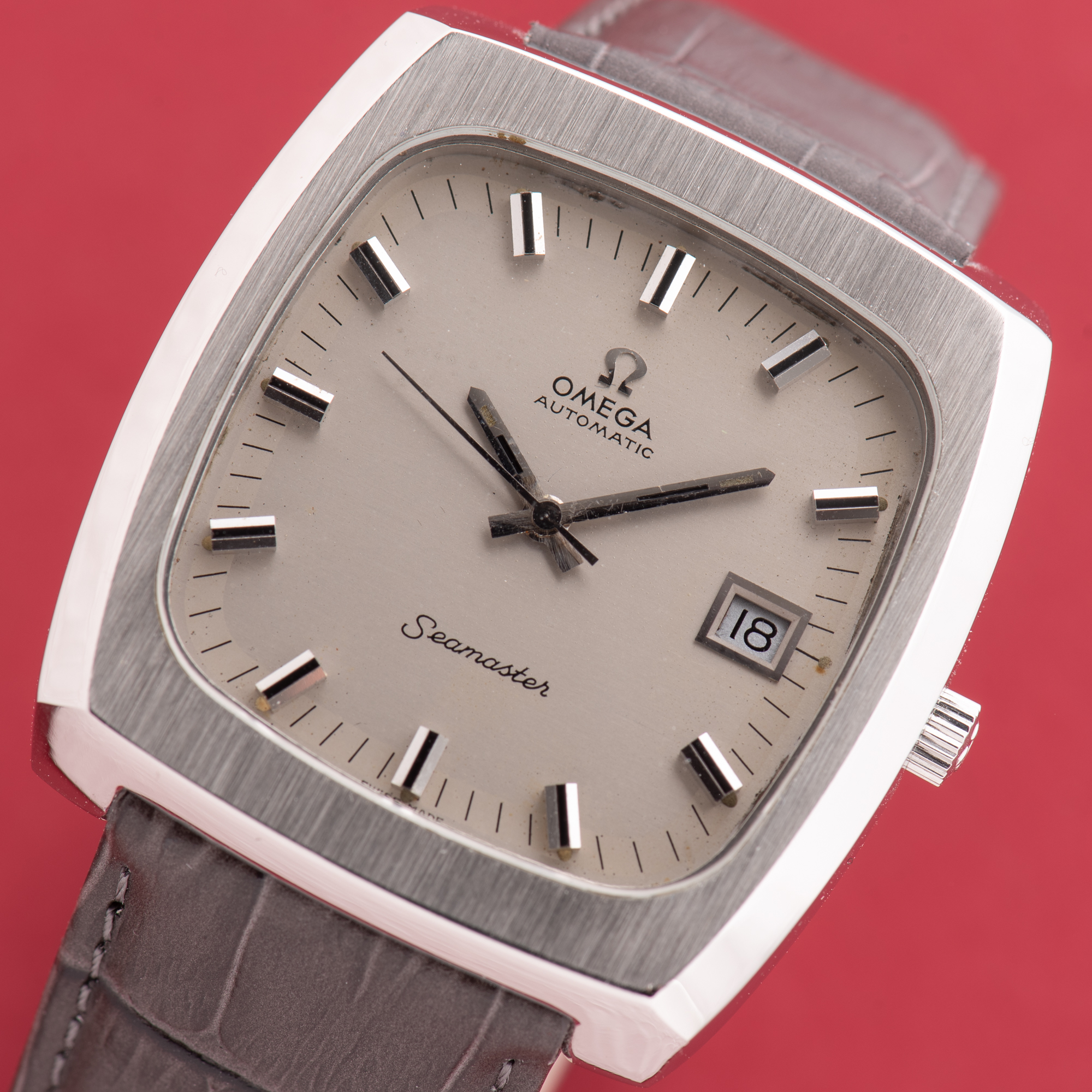 View of Omega Seamaster Automatic Date Oversize TV Réf 166.0138