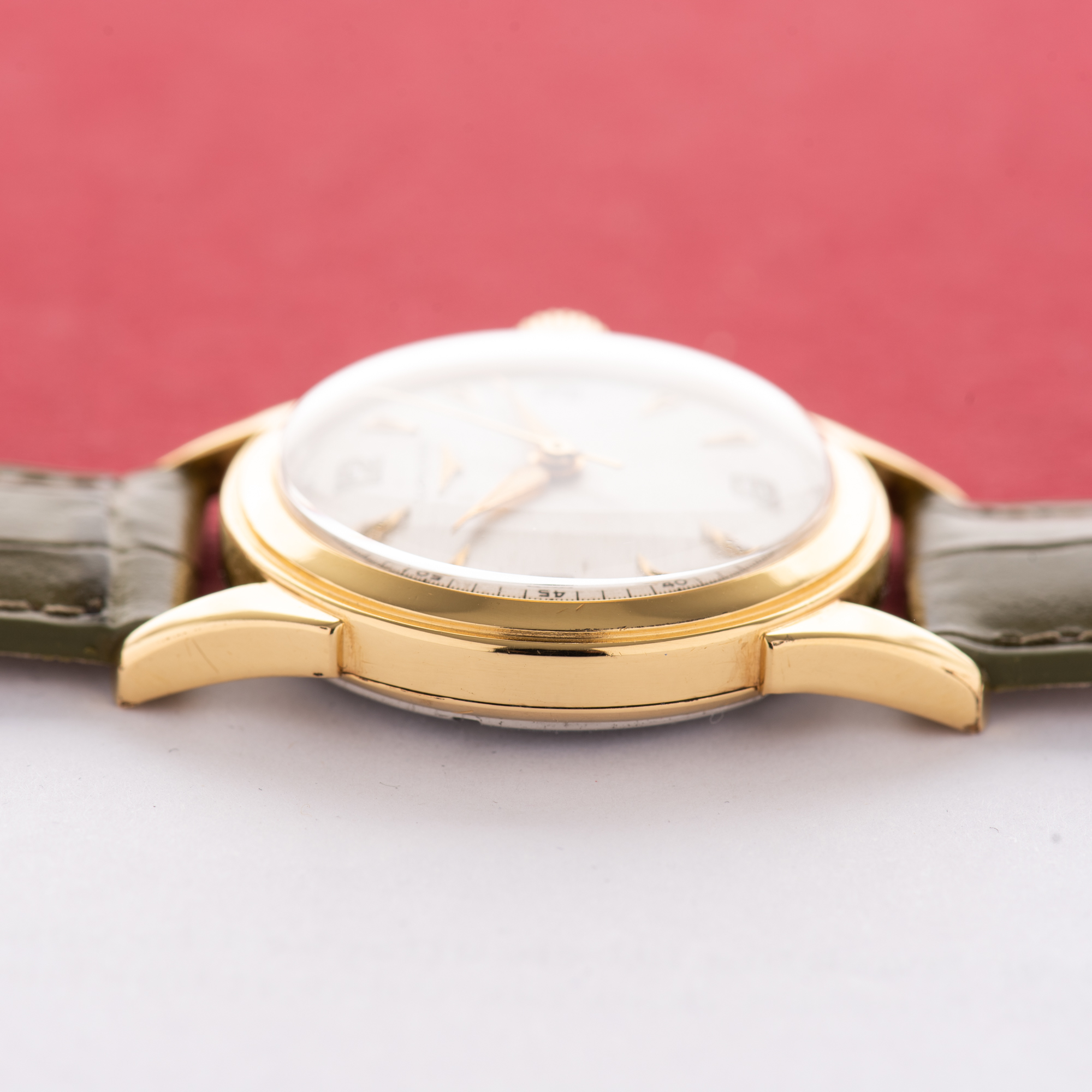 View of Longines Dress Watch Centre Seconds Gold Plated Cal 23 ZS Ref 6246