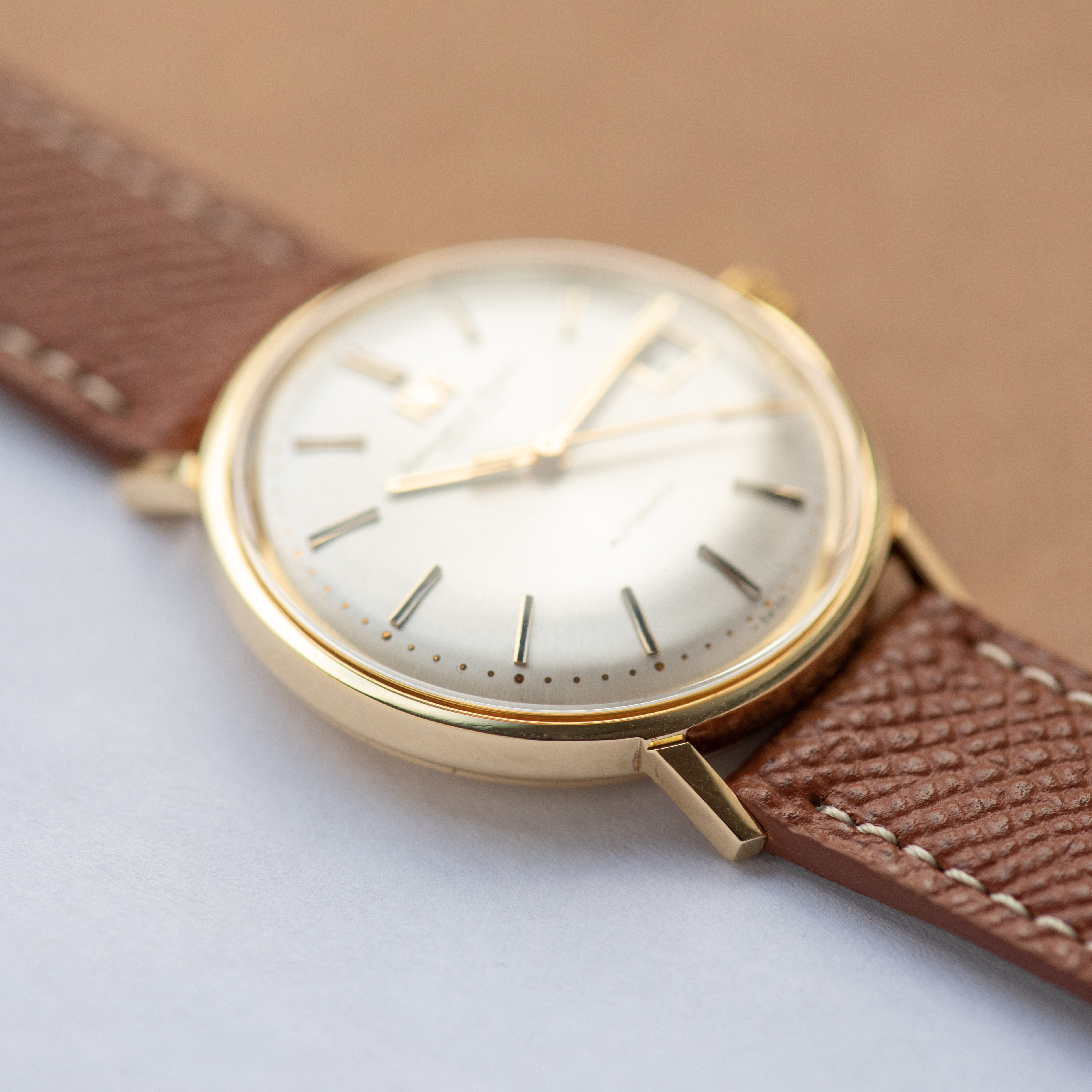 View of IWC Dress Watch Automatic Date Pellaton Ref 1818 Cal C.8541B