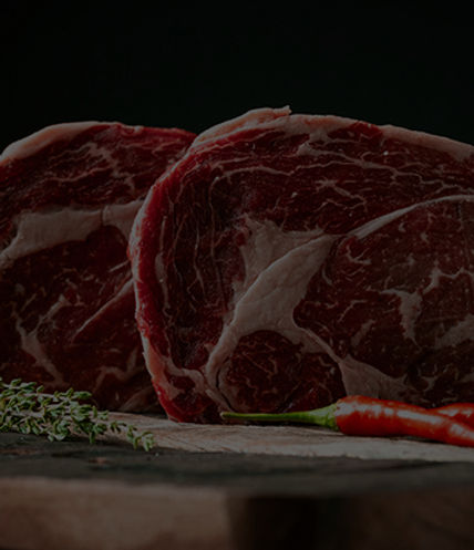 Best Quality Raw rib eye beef steak quee