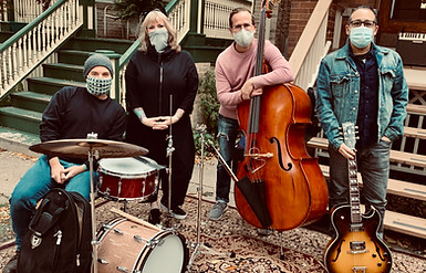 LA Sharp Jazz during pandemic porch shows