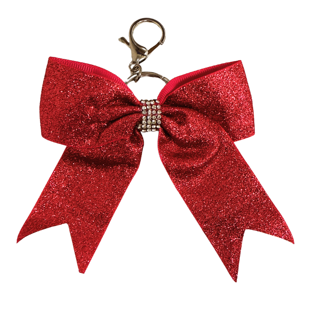 Cheer Bow Key Ring
