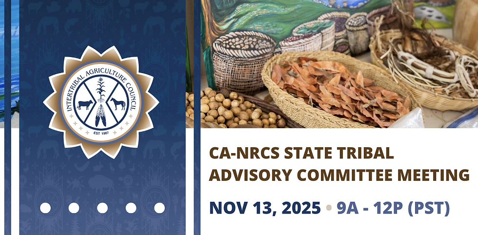 CA-NRCS State Tribal Advisory Committee Meeting