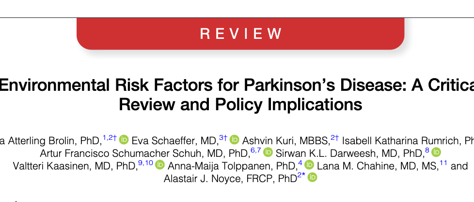 Factores Ambientales y Parkinson: ¿Podemos Prevenir la Enfermedad con Cambios en Nuestro Entorno?