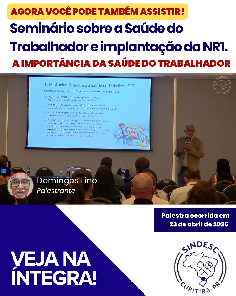 Assista a Palestra com Domingos Lino