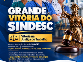 Olá, Trabalhadores da FEAS! Passando para dar uma excelente notícia aos trabalhadores que prestaram serviços na FEAS entre 2014 e 2015.