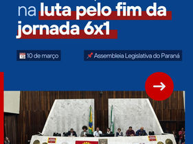 SINDESC na luta pelo fim da jornada 6x1