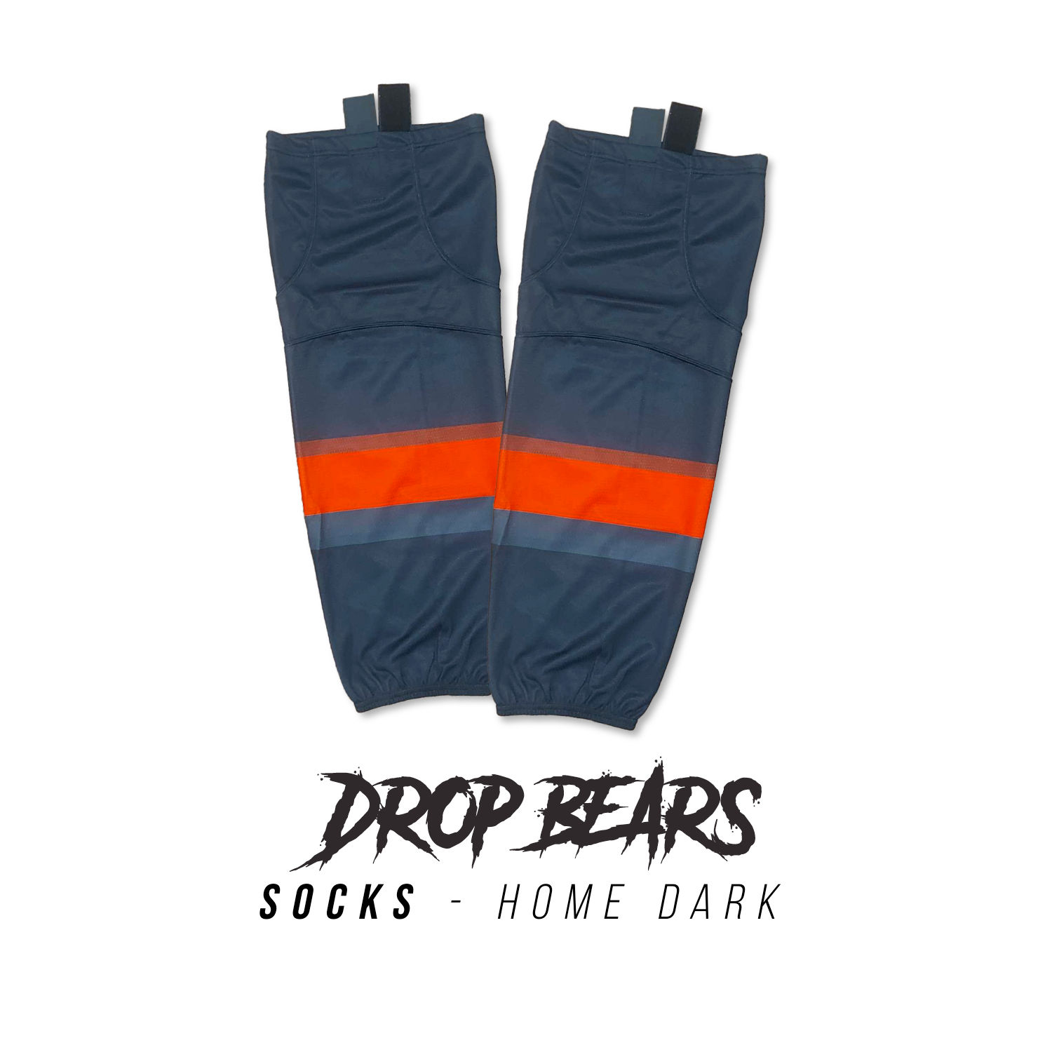 DROP BEARS SOCKS - HOME DARK