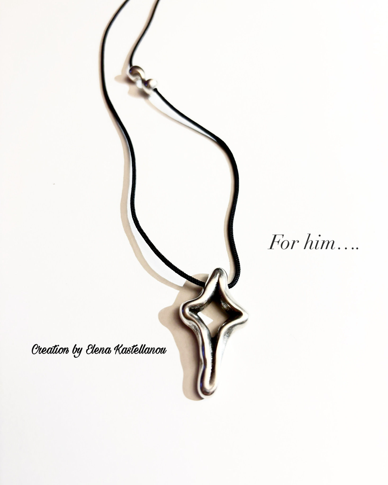 Iron Cross – Modern Minimal Pendant for Him