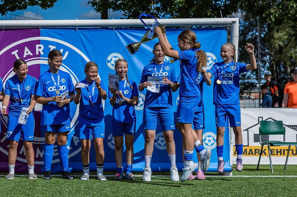 JK Tammeka tüdrukud võitsid kaks karikat