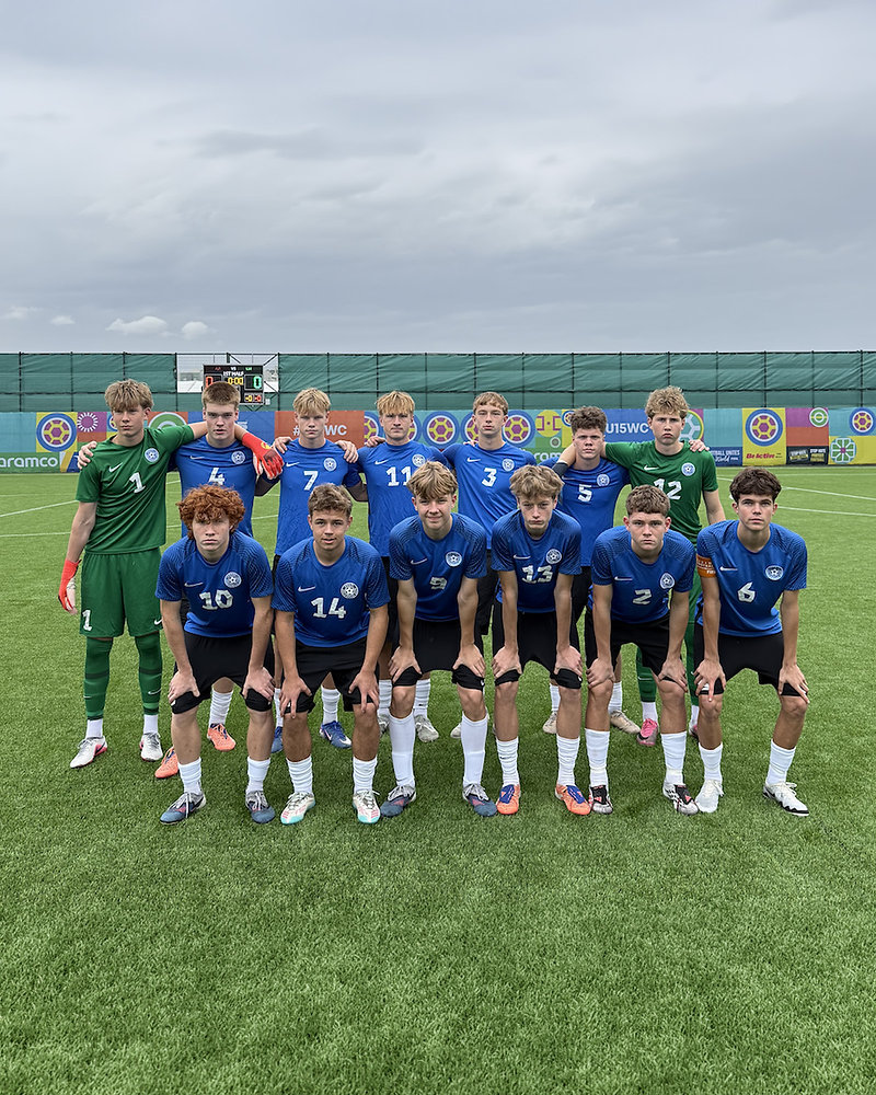 Meie 2011 Sinine grupi mängumehed Trevor Haabma (nr 9) ja Hugo Paade (nr 7) võitsid Eesti noormeeste U15 koondise koosseisus Aserbaidžaanis toimuval MM-festival