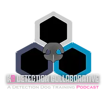 k9 detection collaborative black and blank square