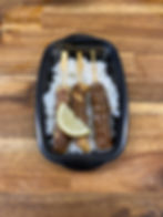 Yakitori boeuf fromage 3 pièces avec portion de riz
