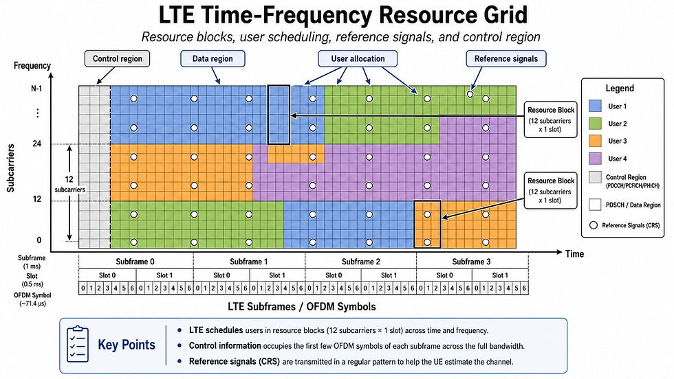 LTE Time-Frequency Resource Grid