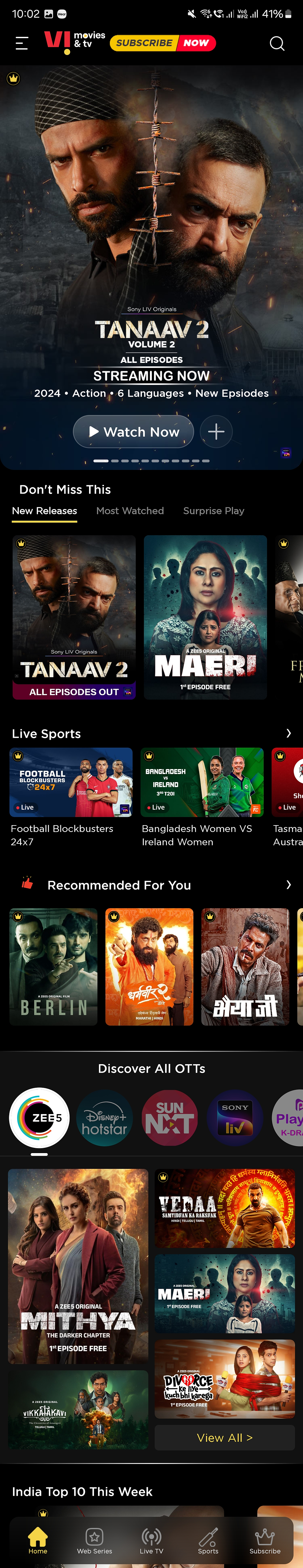 Vi Movies and TV App