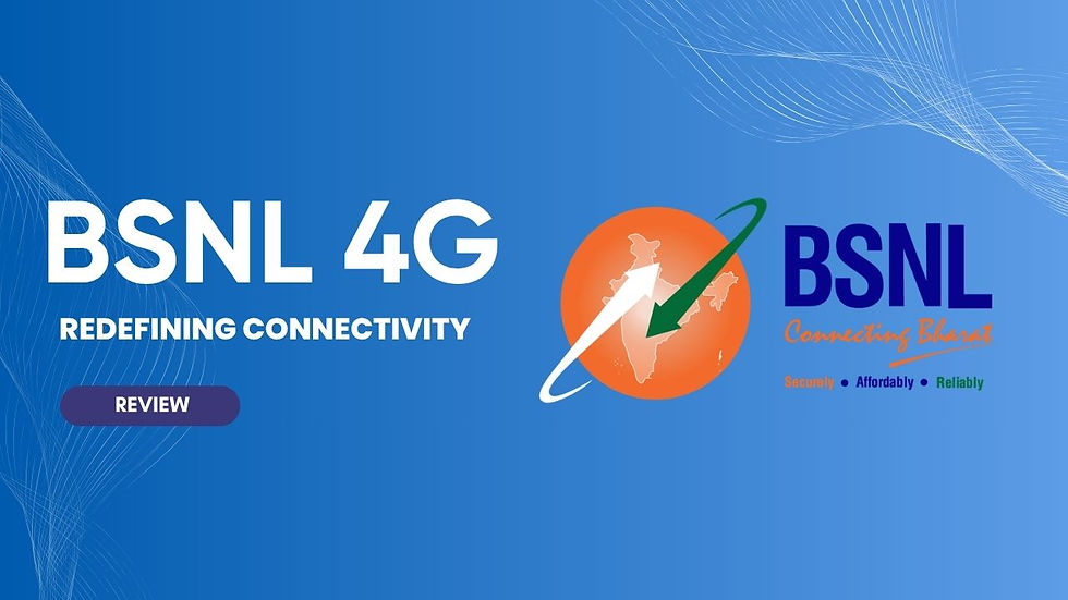 BSNL 4G Review: Speeds & Plans Comparison