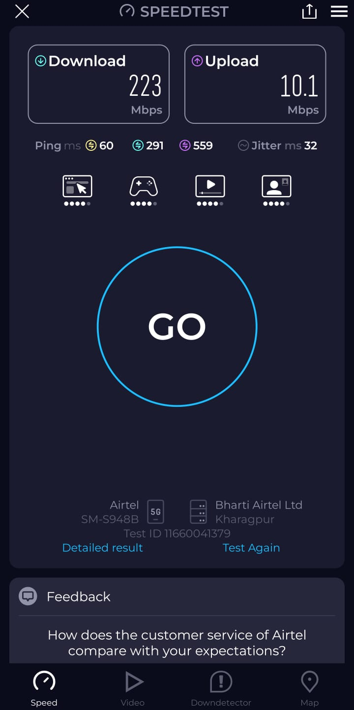 5G NSA Indoors Afternoon
